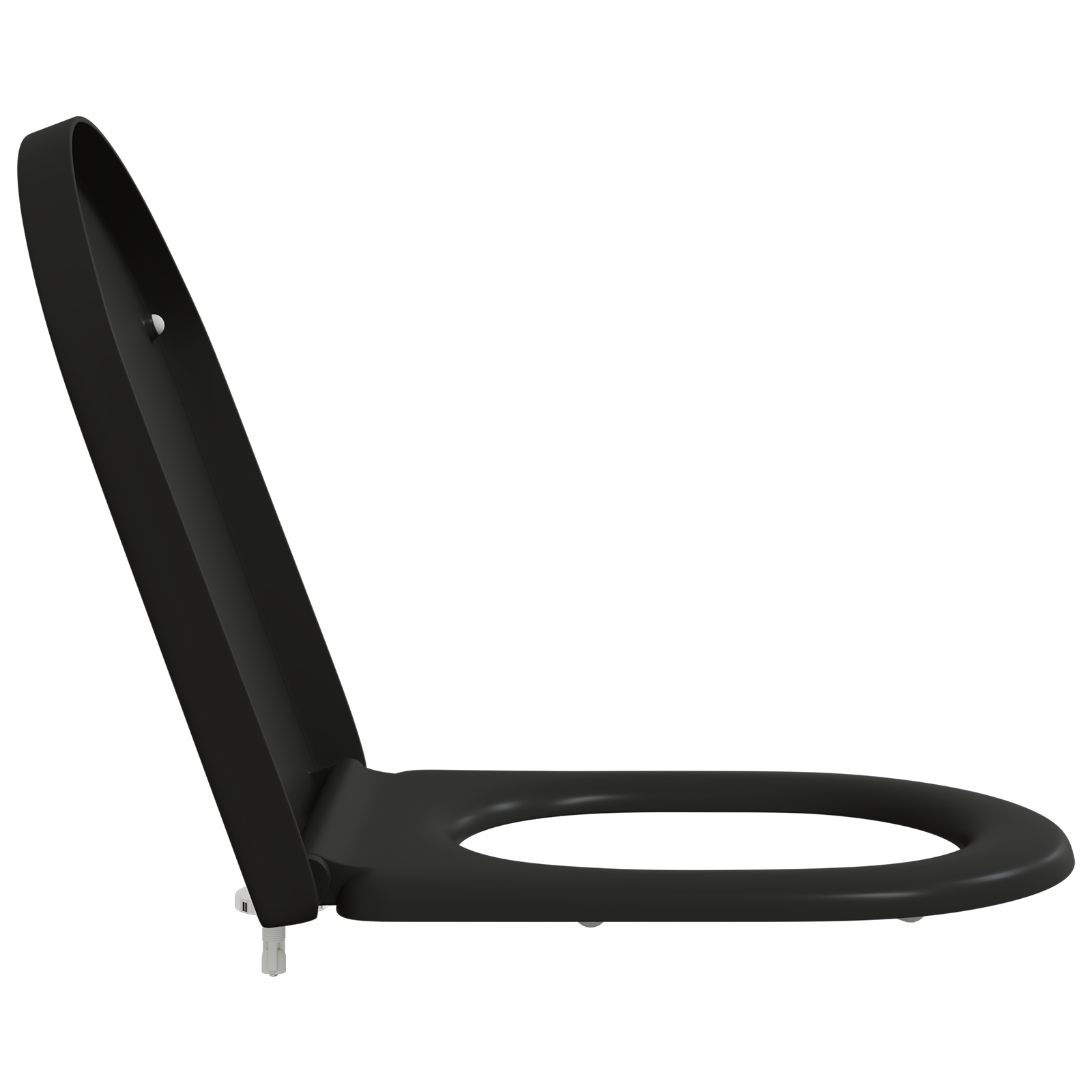 Sedile Del Wc Con Rilascio Rapido Nero 46.2 X 36 X 4.3 cm - Image 6
