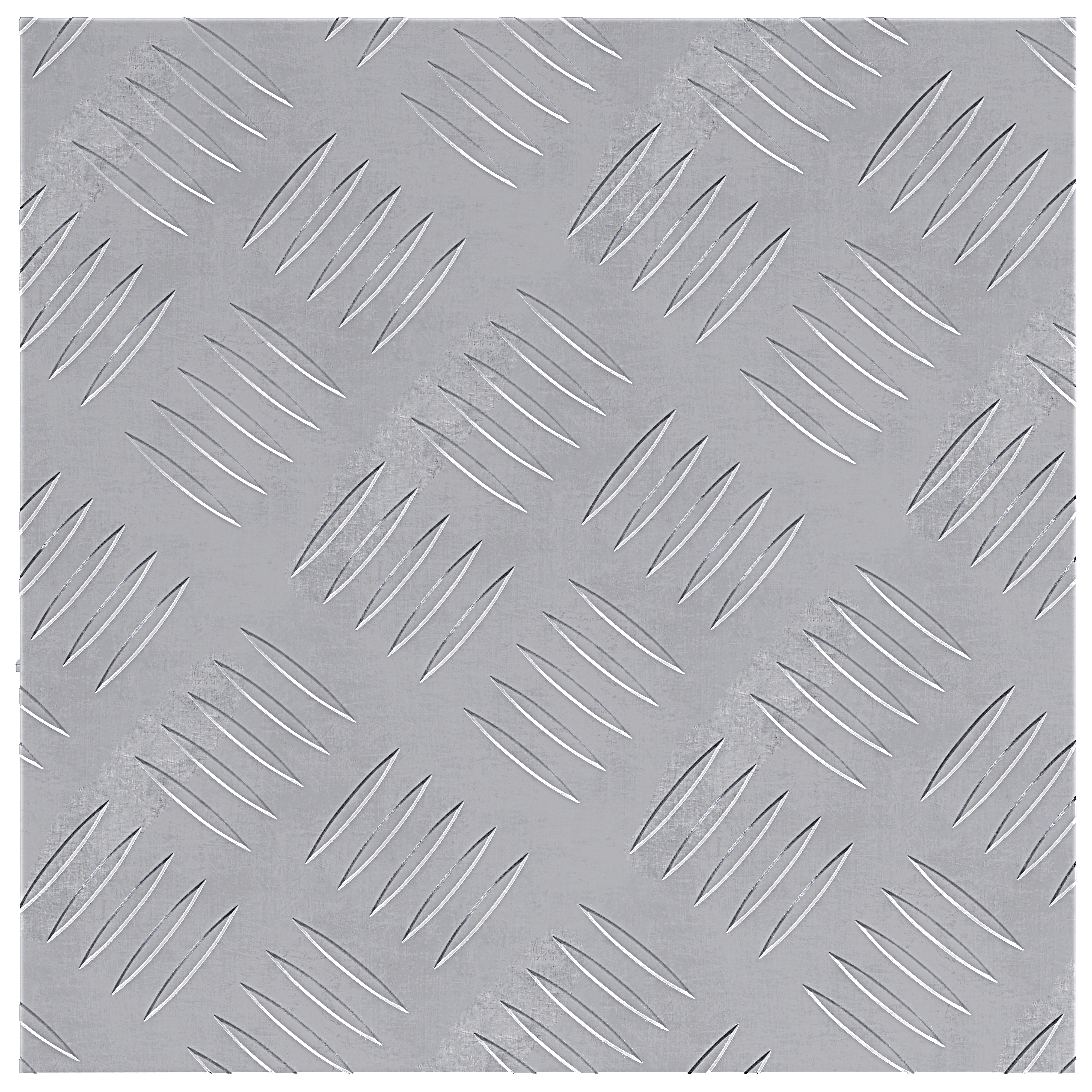 Dischi Quadrati 2 Pcs Argento 30 X 30 Cm Alluminio - Image 5