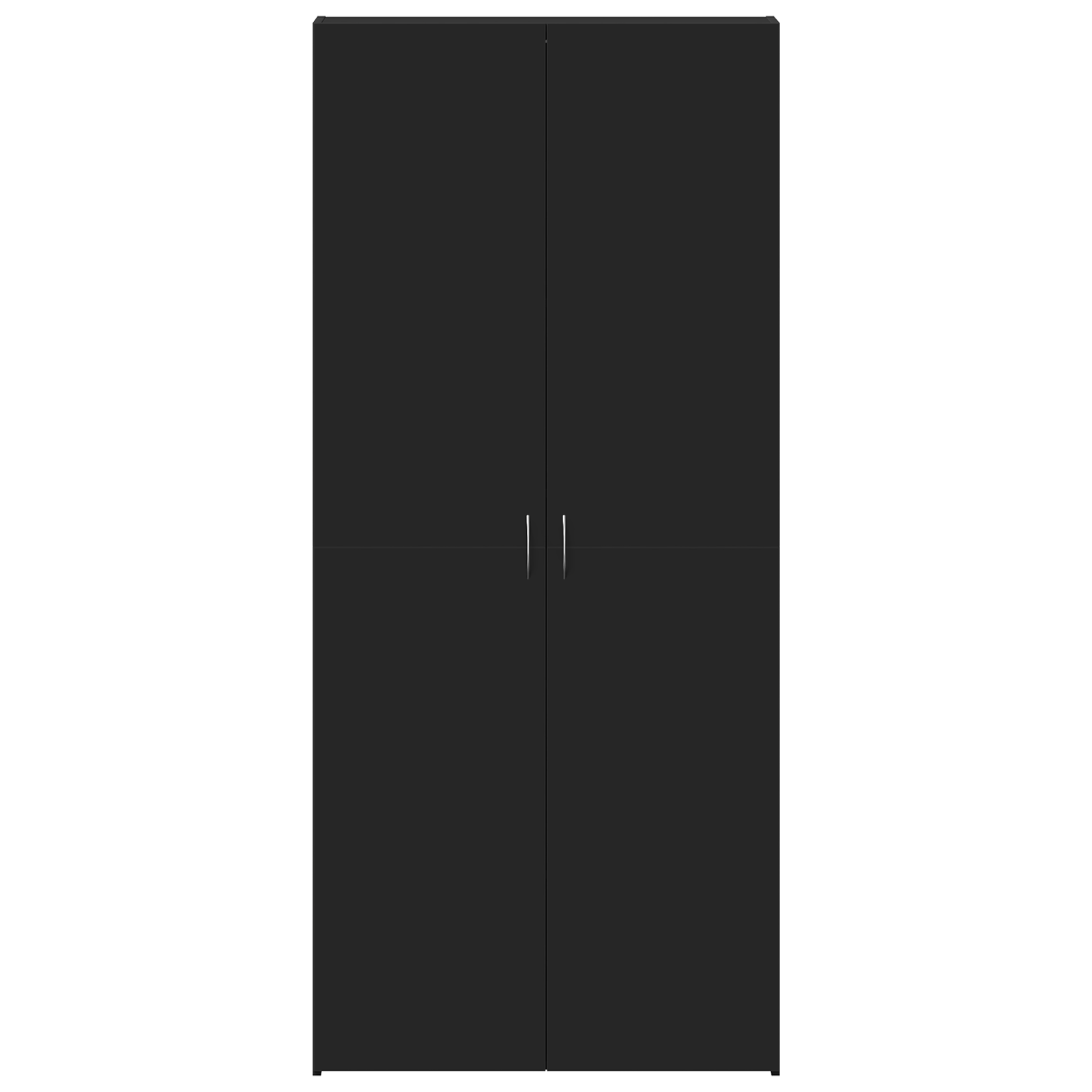 Mobile Per Scarpe Nero 80 X 35.5 X 180 Cm Legno Multistrato - Image 6