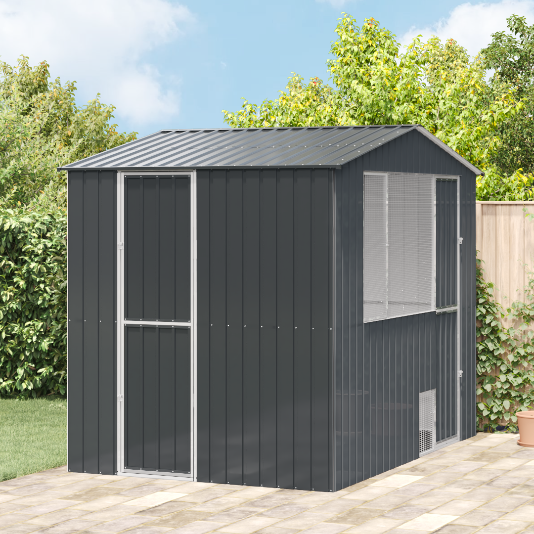 Voliera Anthracite 310x215x247 Cm In Acciaio