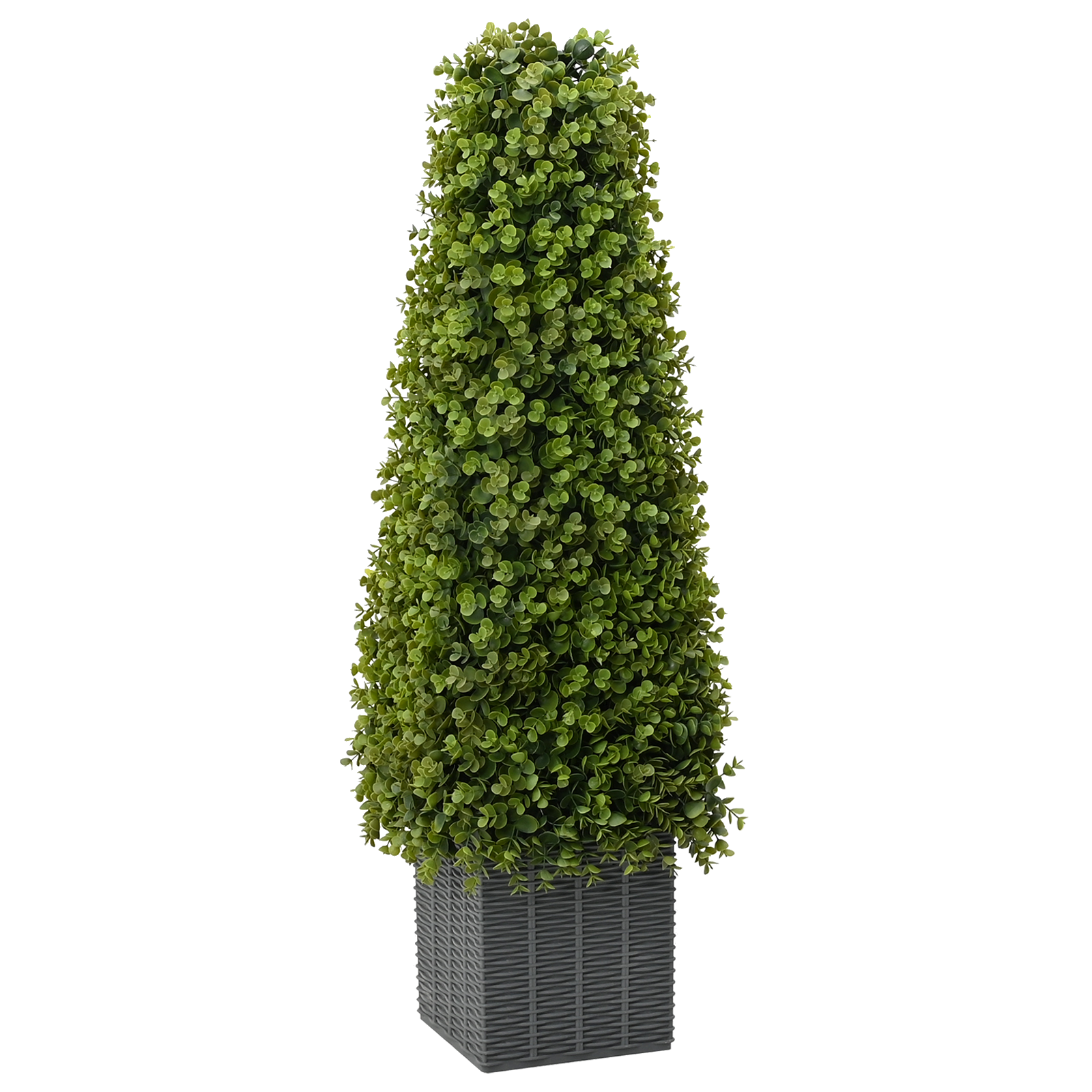 Albero Di Eucalipto Artificiale Verde 27 X 27 X 90 Cm Plastica