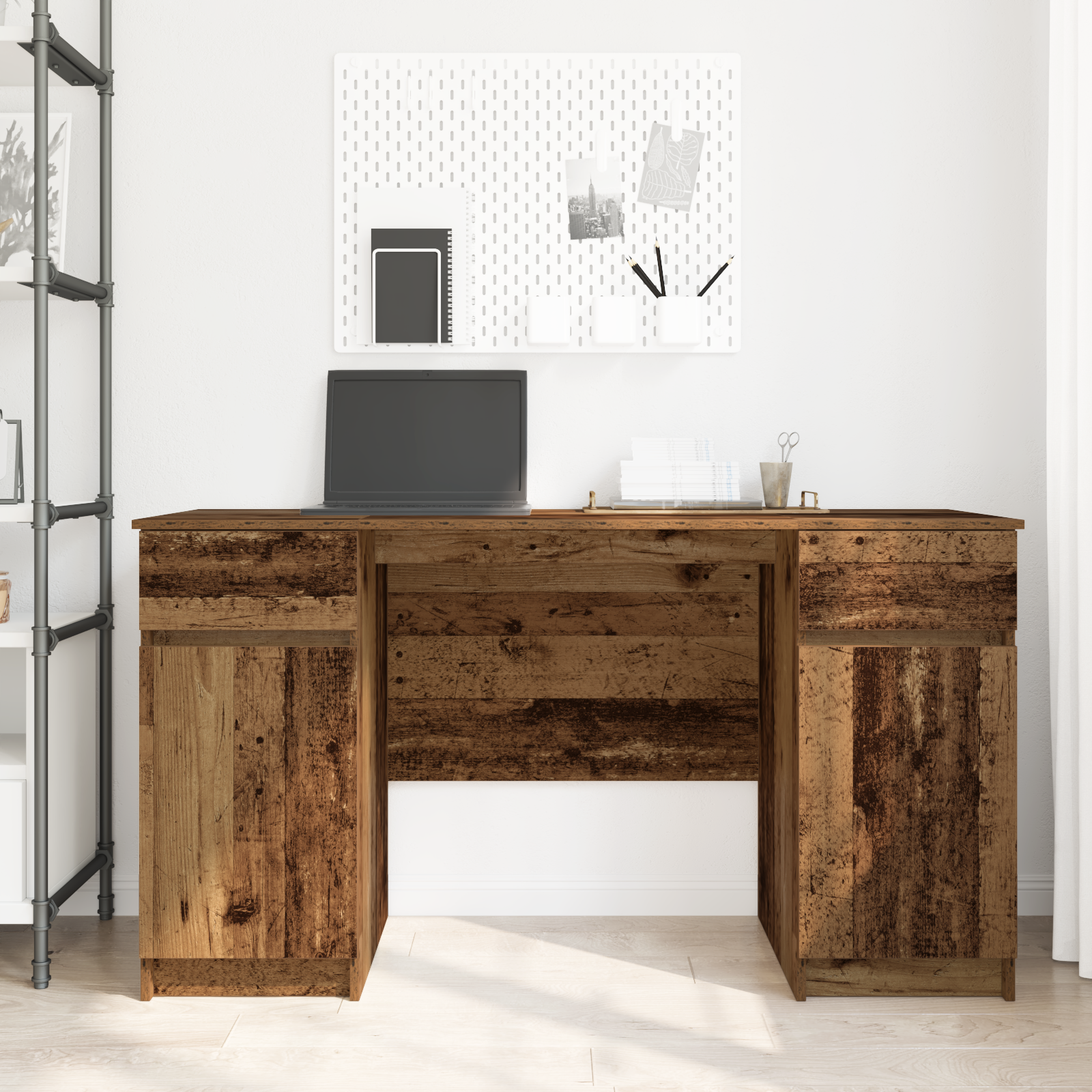 Scrivania Legno Vecchio 140 X 49 X 76 Cm Legno Multistrato - Image 4