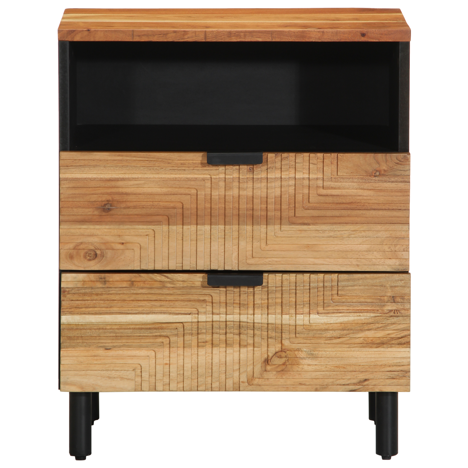 Armadio Da Notte Con Cassetto Marrone 50 X 33 X 62 cm - Image 4