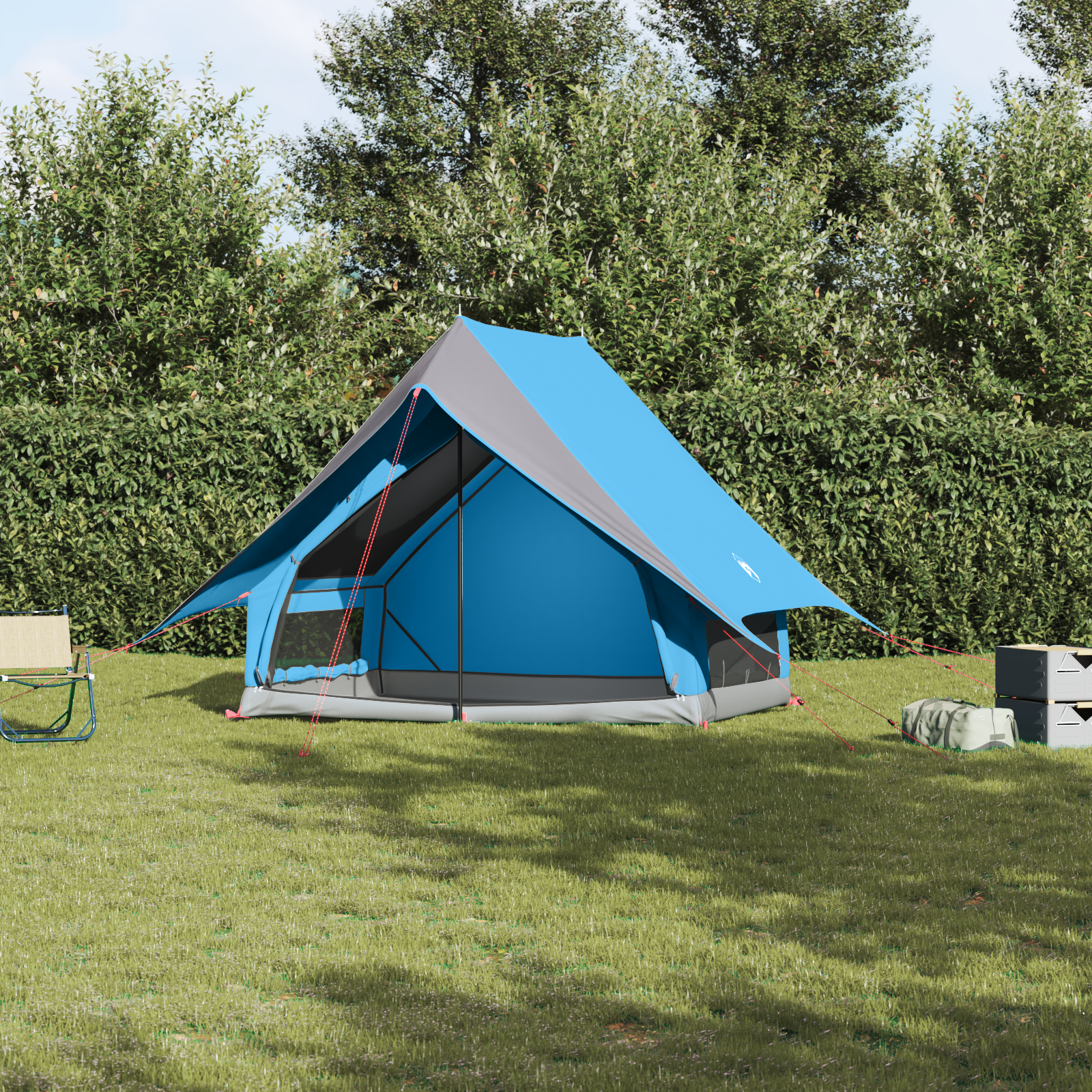 Tende Con Tetto Blu 220 X 233 X 184 Cm Poliestere