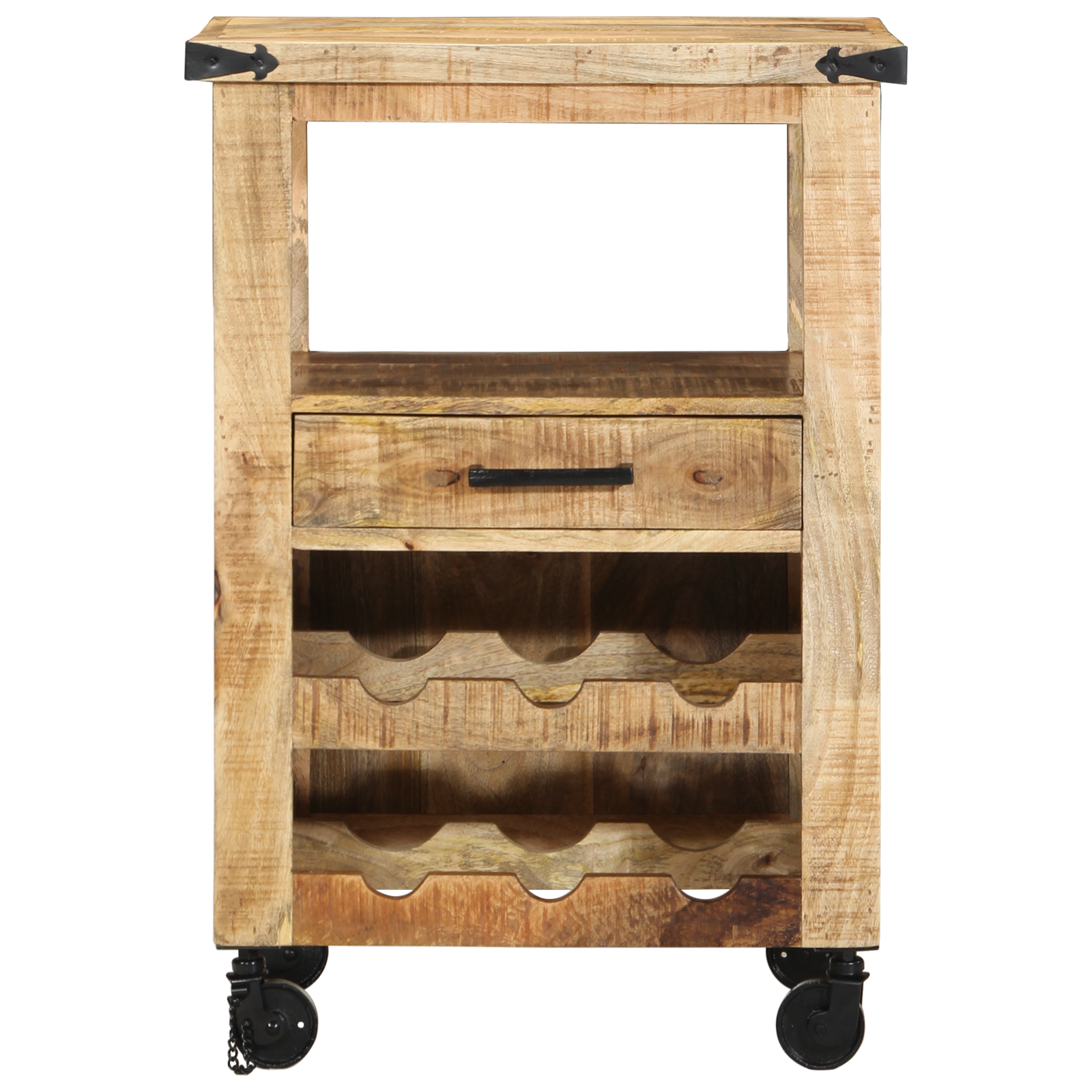 Carrello Da Cucina Marrone 55 X 40 X 80 cm - Image 4