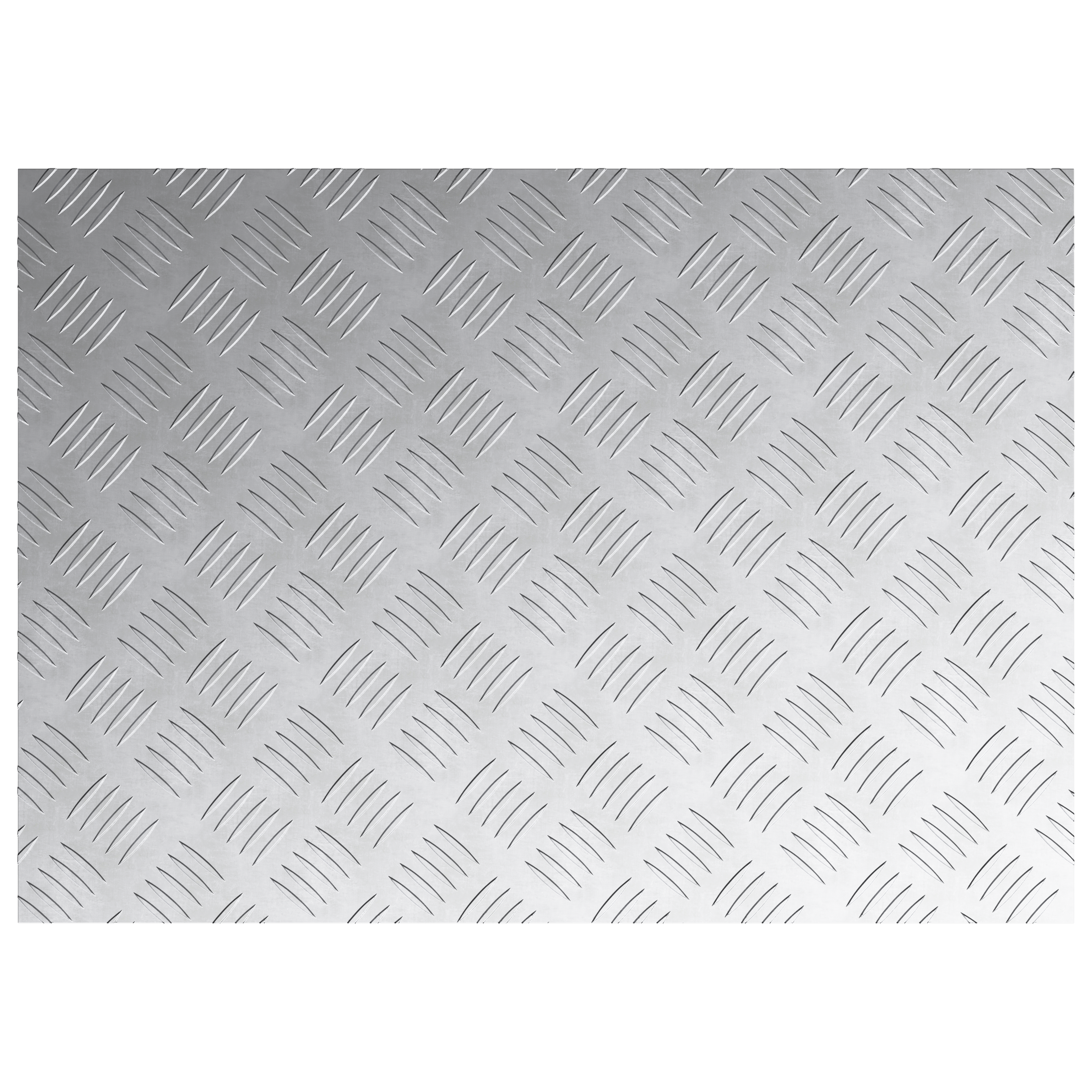 Dischi Quadrati 2 Pcs Argento 70 X 50 Cm Alluminio - Image 5