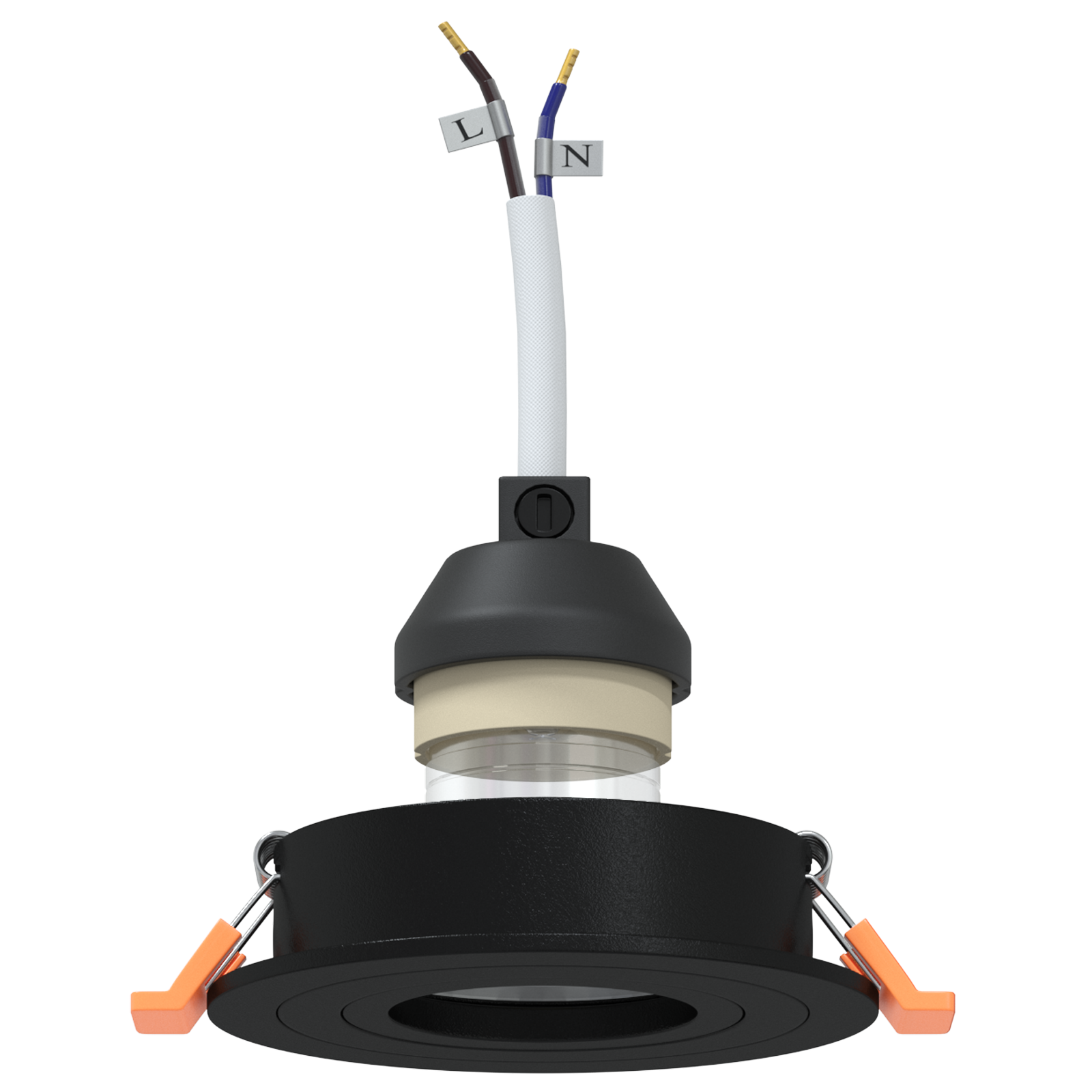 Spotlights Con I Riflettori 6 Pcs Nero 9 X 9 X Cm Alluminio - Image 3