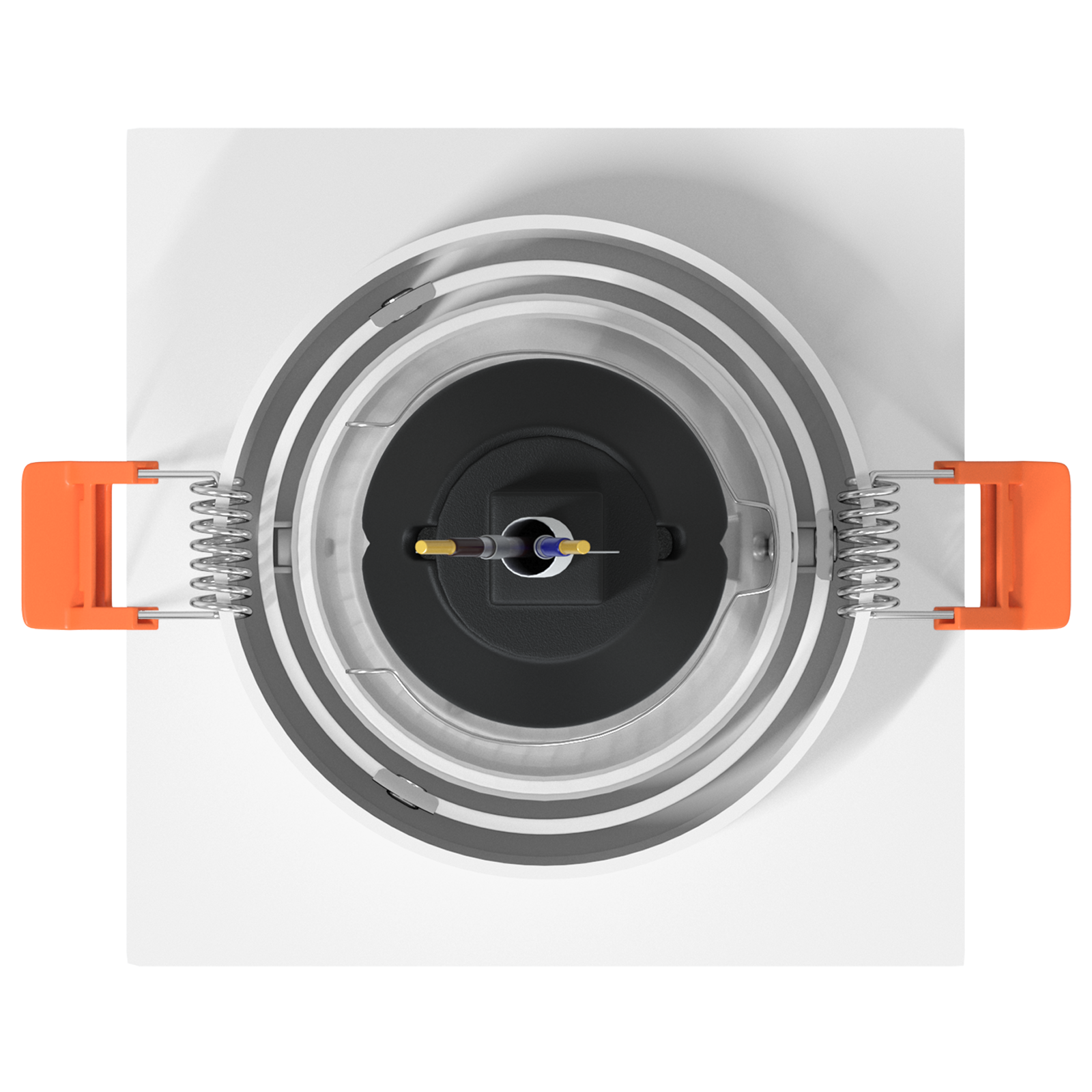 Spotlights Con I Riflettori 6 Pcs Bianco 9 X 9 X Cm Alluminio - Image 6