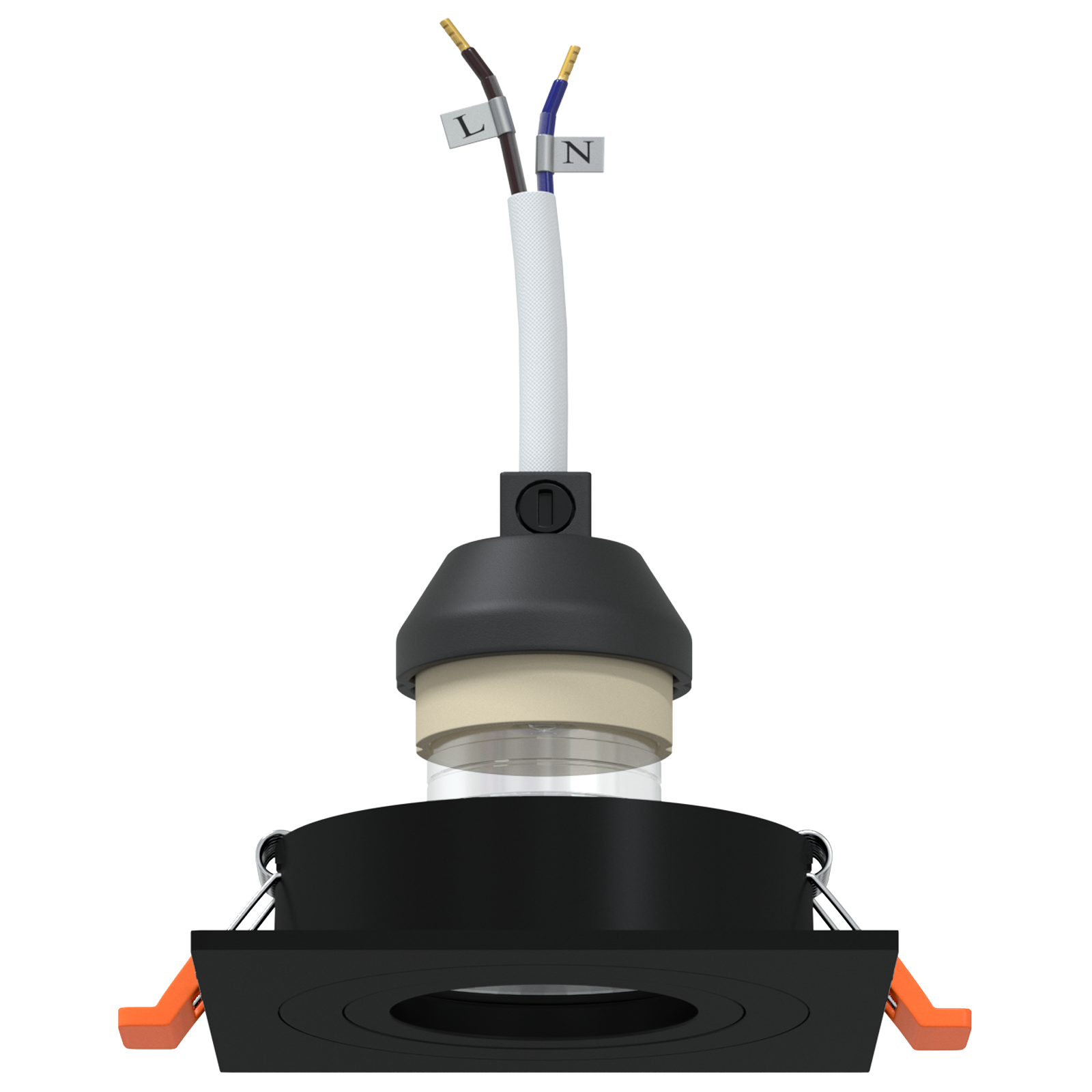 Spotlights Con I Riflettori 6 Pcs Nero 9 X 9 X Cm Alluminio - Image 3