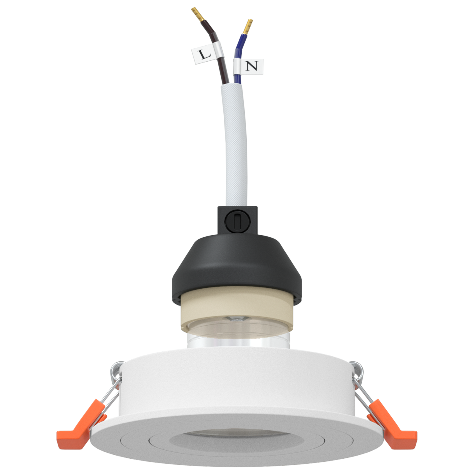 Spotlights Con I Riflettori 6 Pcs Bianco 9 X 9 X Cm Alluminio - Image 3