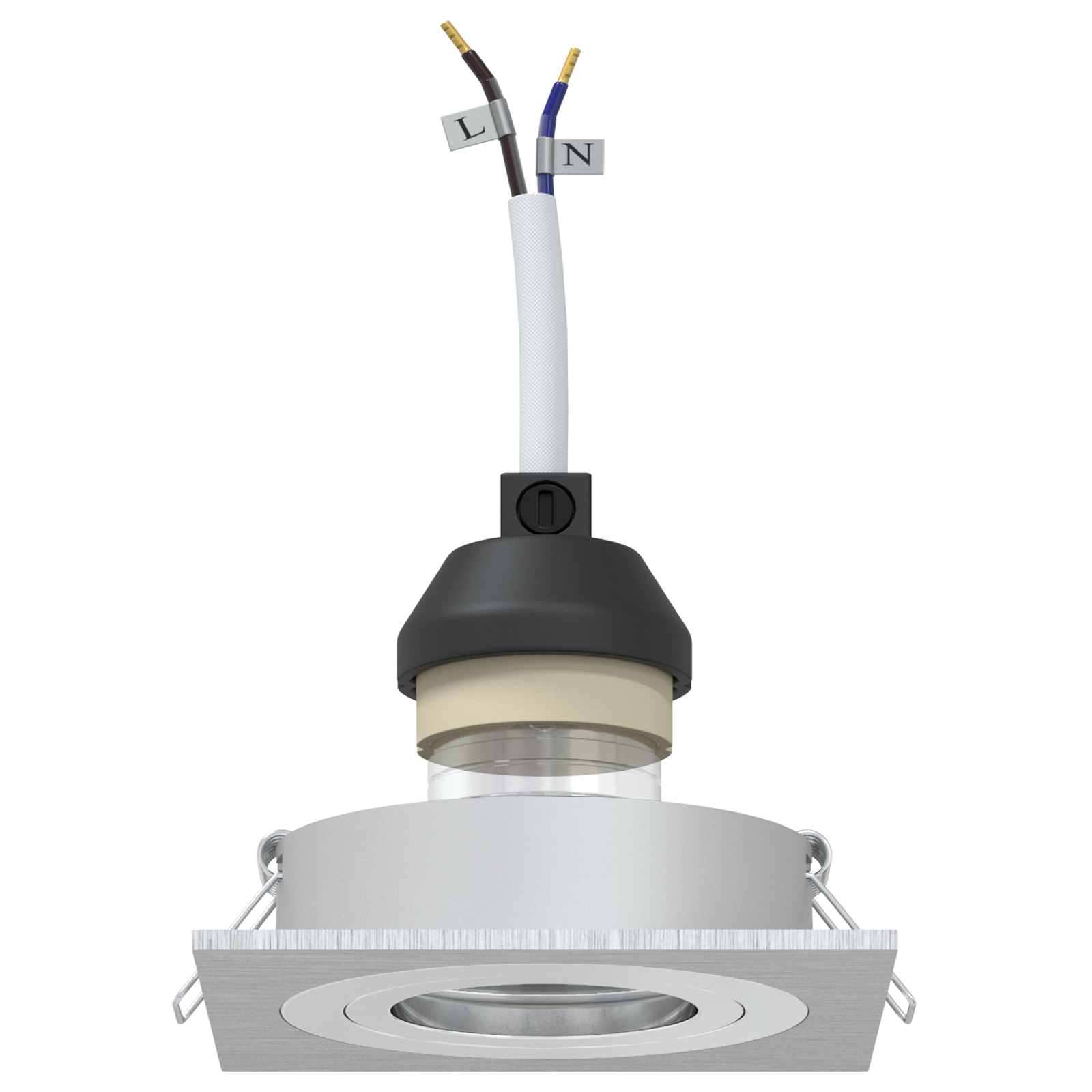 Spotlights Con I Riflettori 12 Pcs Argento 9 X 9 X Cm Alluminio - Image 3