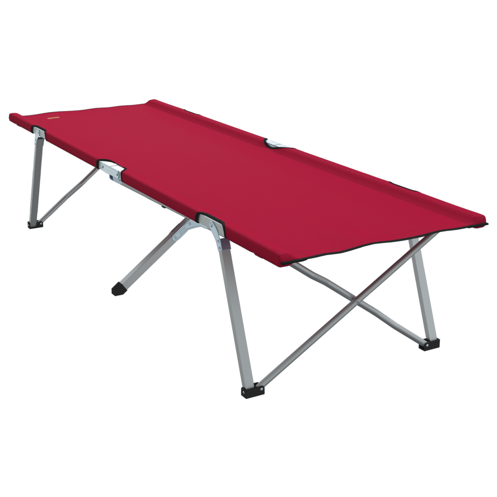 Letto Da Campeggio Pieghevole Rosso 62 X 194 X 42 cm - Image 6
