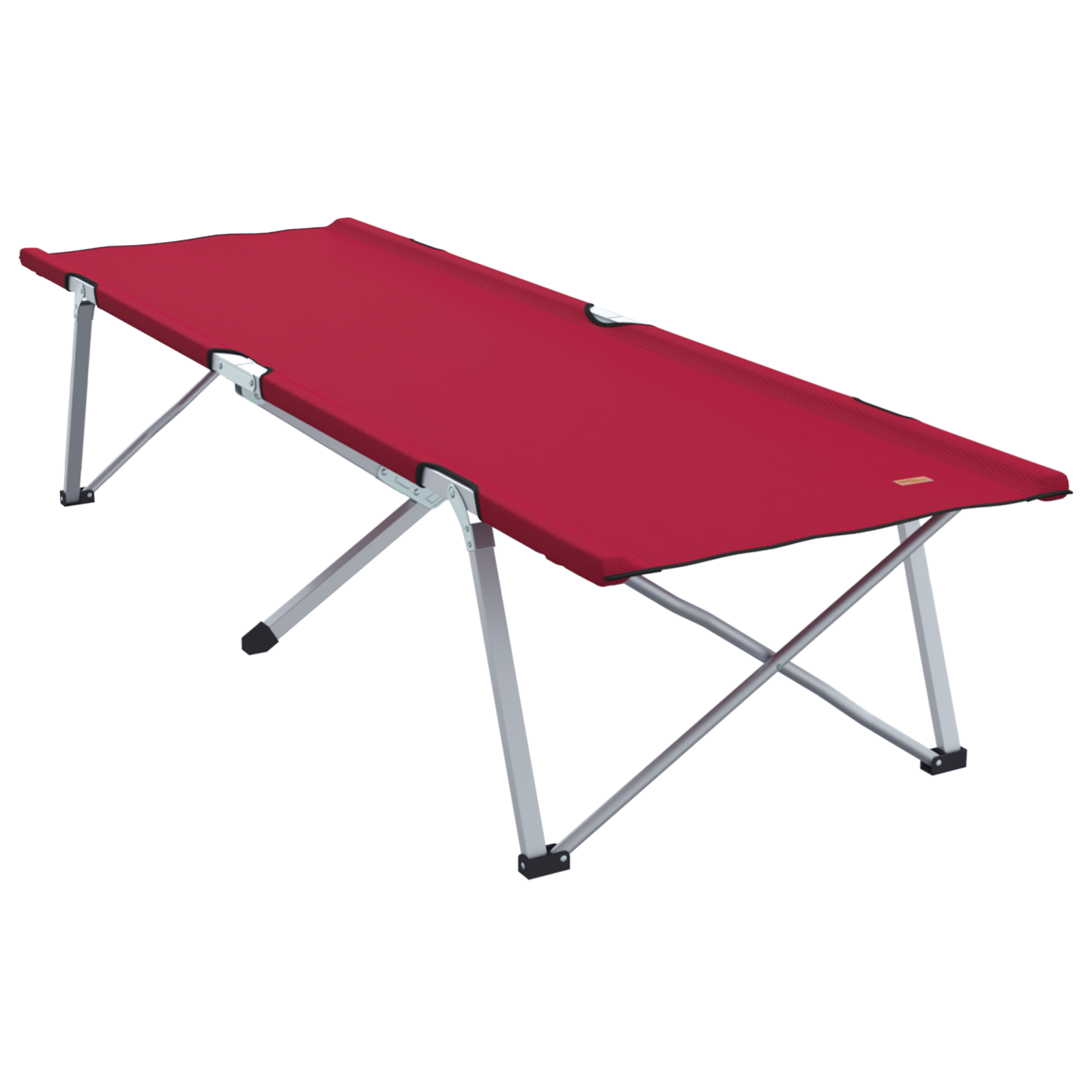 Letto Da Campeggio Pieghevole 2 Pcs Rosso 62 X 194 X 42 cm - Image 3