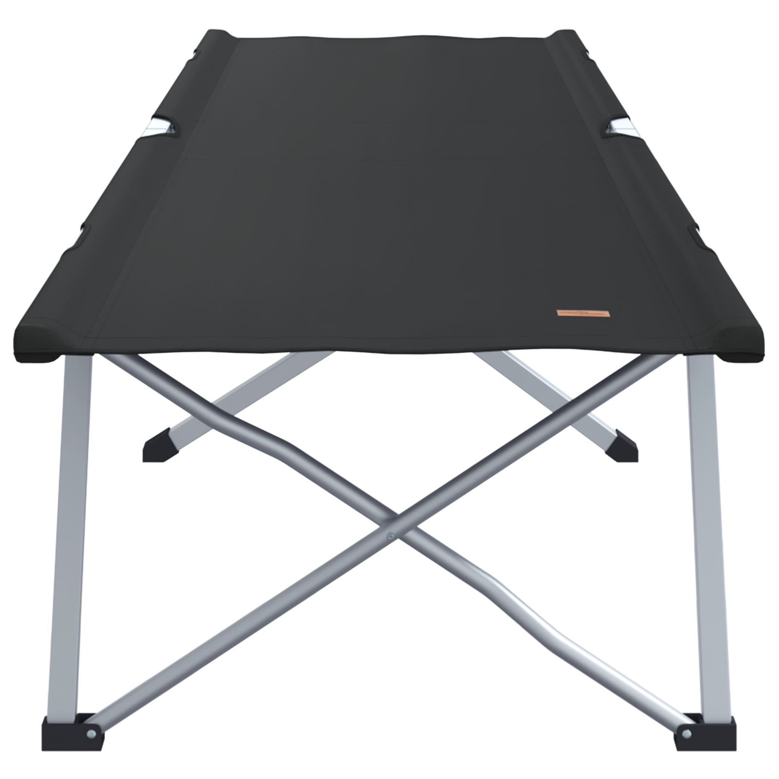 Letto Da Campeggio Pieghevole 2 Pcs Nero 62 X 194 X 42 cm - Image 4