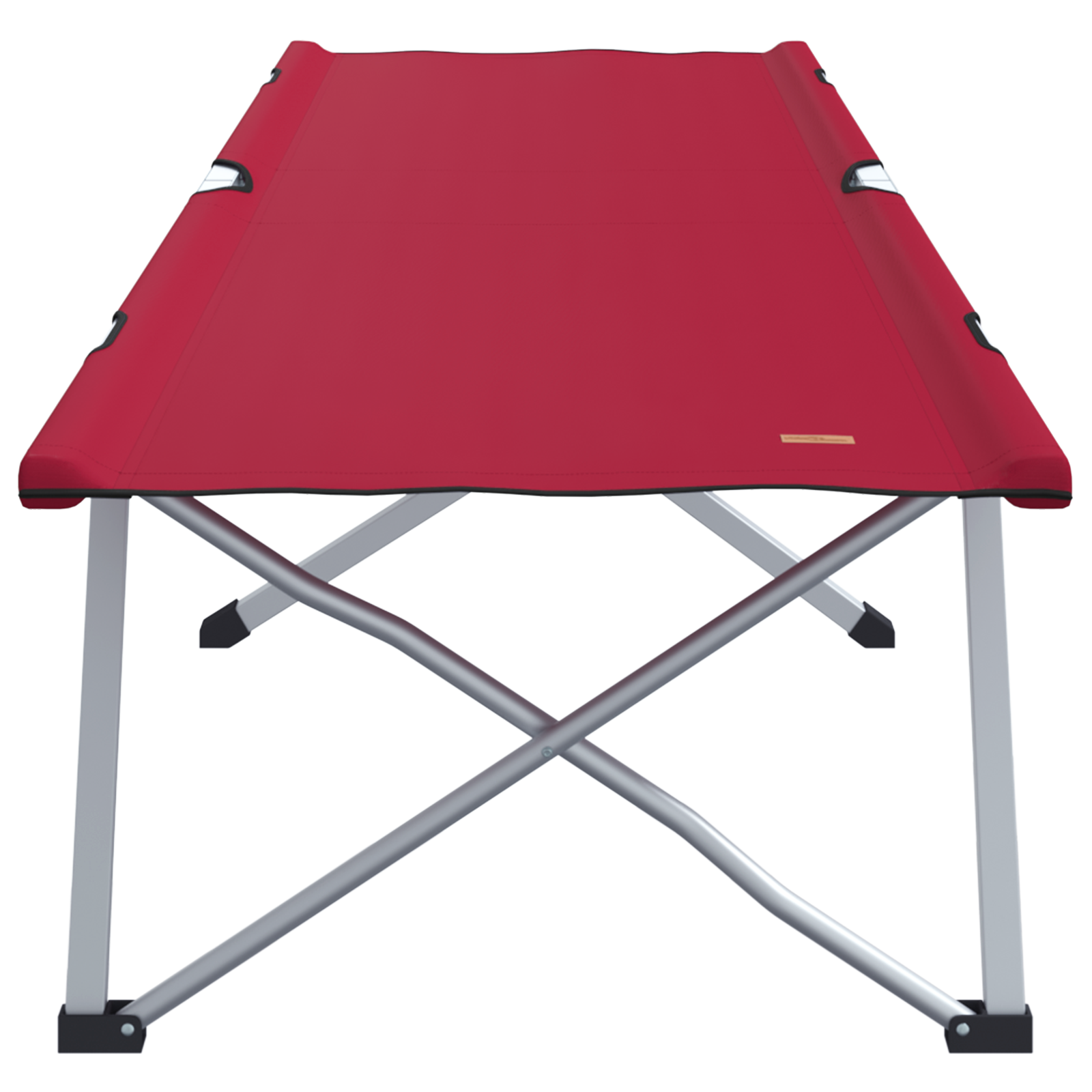 Letto Da Campeggio Pieghevole 2 Pcs Rosso 62 X 194 X 42 cm - Image 4