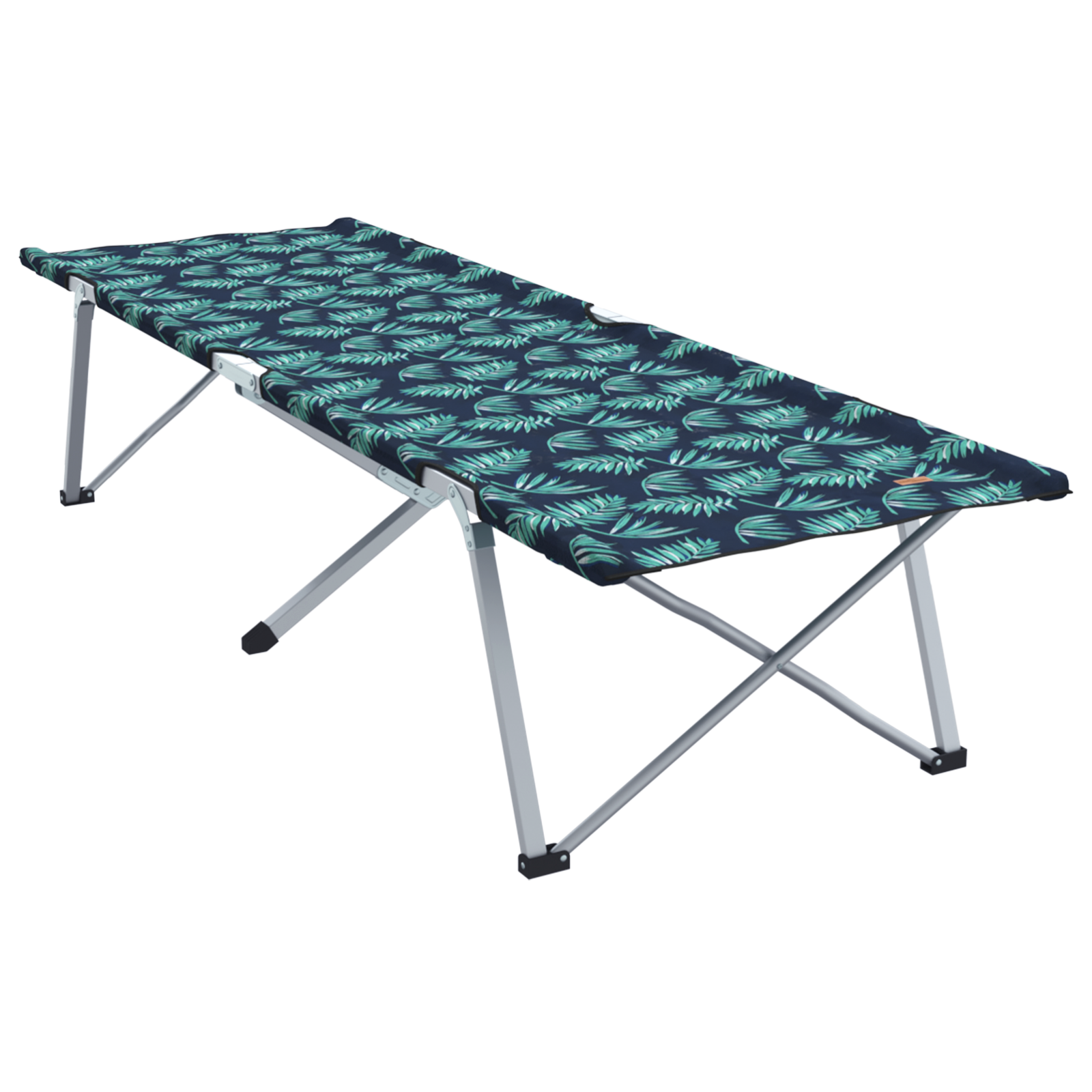 Letto Da Campeggio Pieghevole 2 Pcs Motivo A Foglia - Image 3