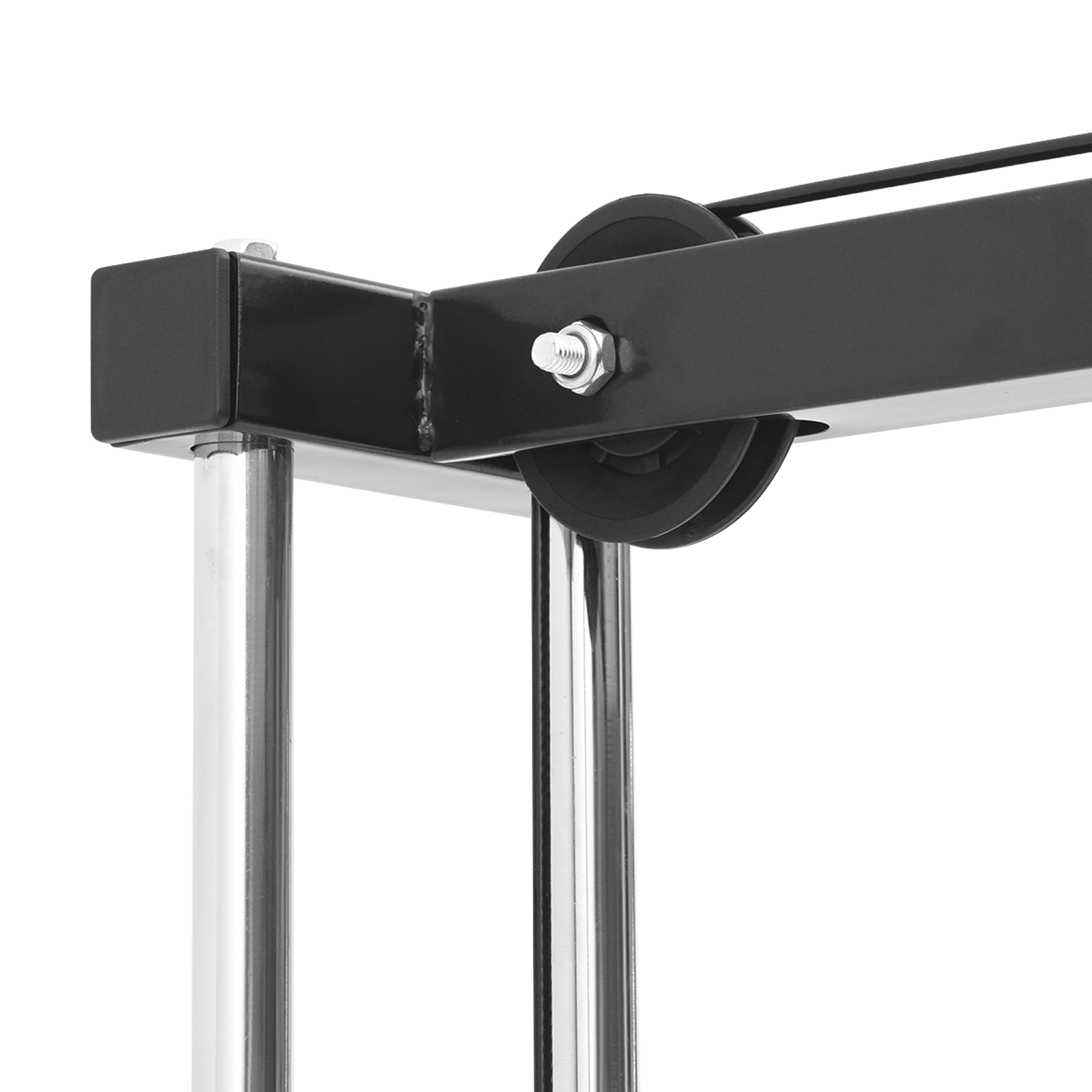 Lat Machine Nero 110 X 70 X 187 Cm Acciaio Verniciato A Polvere - Image 6