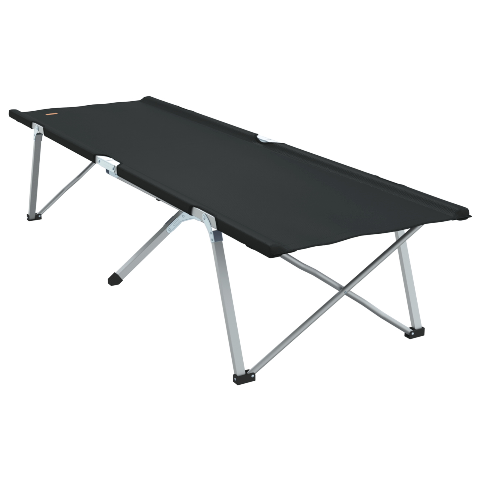 Letto Da Campeggio Pieghevole Nero 62 X 194 X 42 cm - Image 6