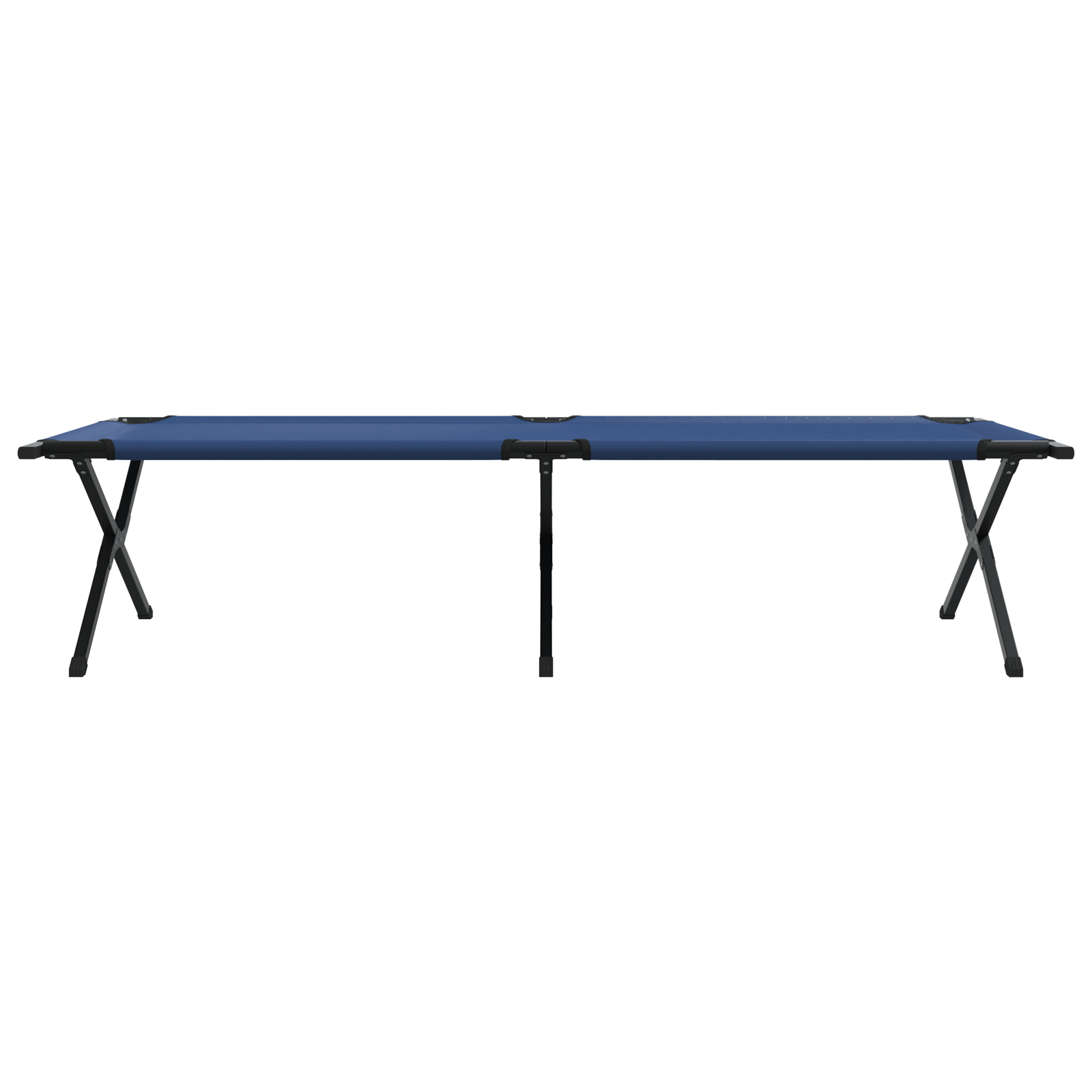Letto Da Campeggio Pieghevole Blu Tessuto Oxford - Image 6