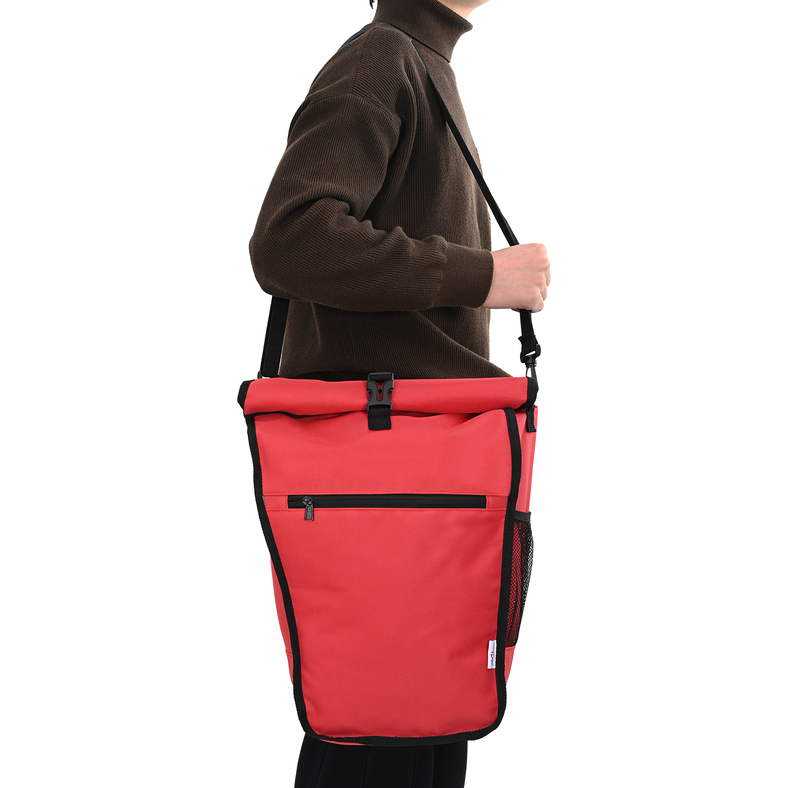 Borsa Per Biciclette Rosso 34 X 16 X 59 Cm Poliestere - Image 3