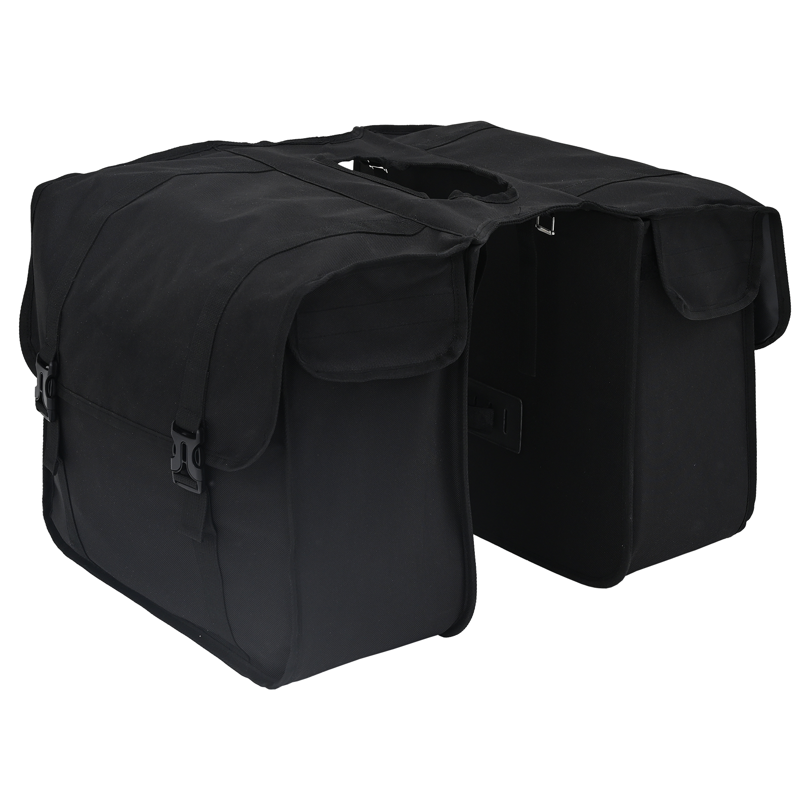 Borsa Da Pannier Doppia Per Biciclette 48 L Nera