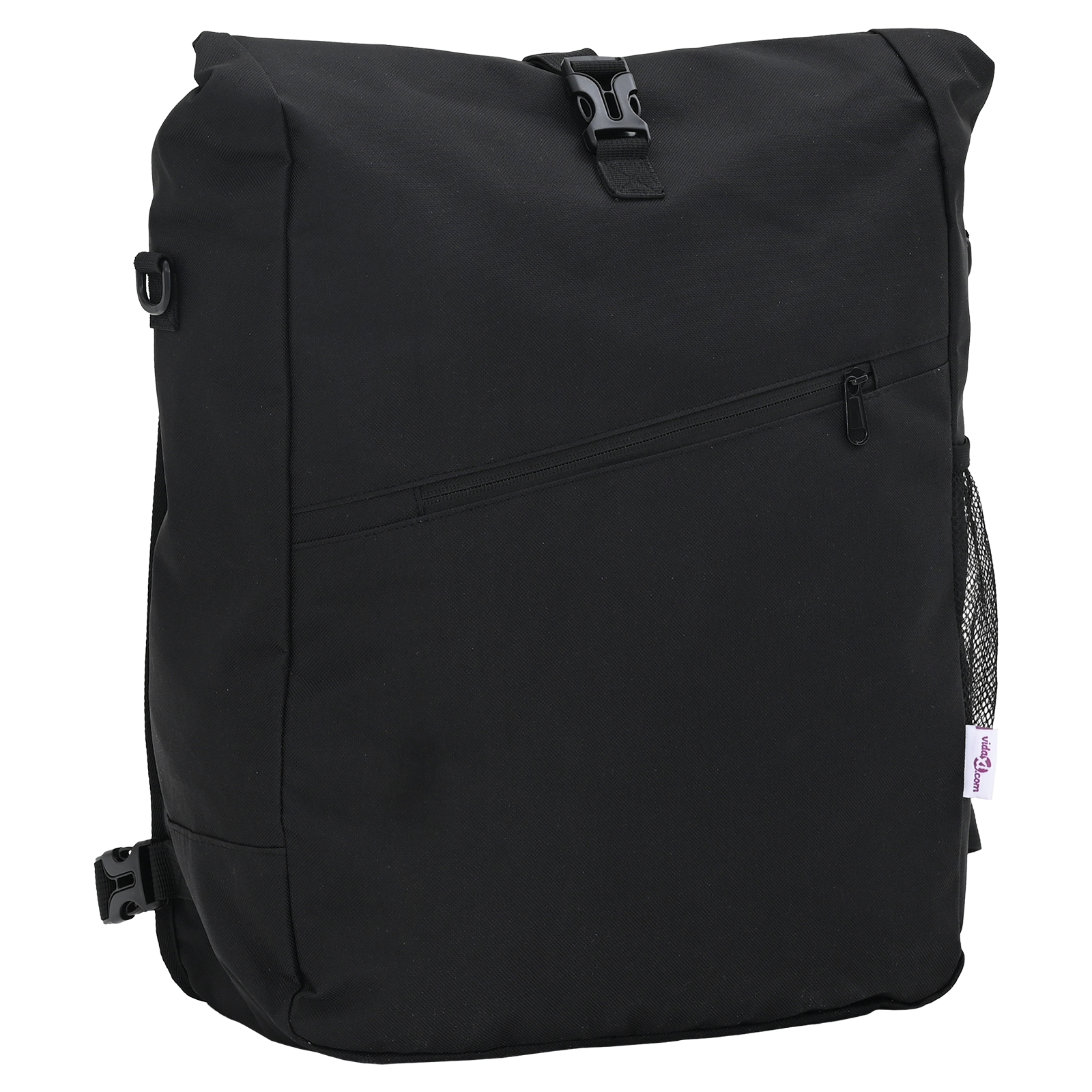 Borsa Per Biciclette Nero 33 X 16 X 48 Cm Poliestere