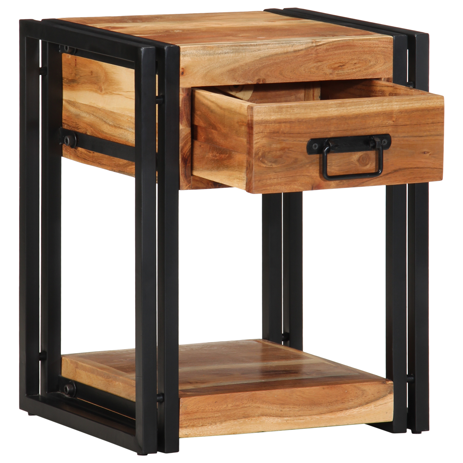 Armadio Da Notte Con Cassetto 2 Pcs Marrone 40 X 35 X 50 cm - Image 4