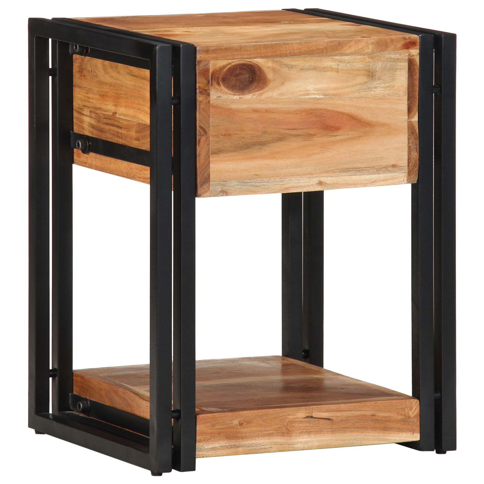 Armadio Da Notte Con Cassetto 2 Pcs Marrone 40 X 35 X 50 cm - Image 6