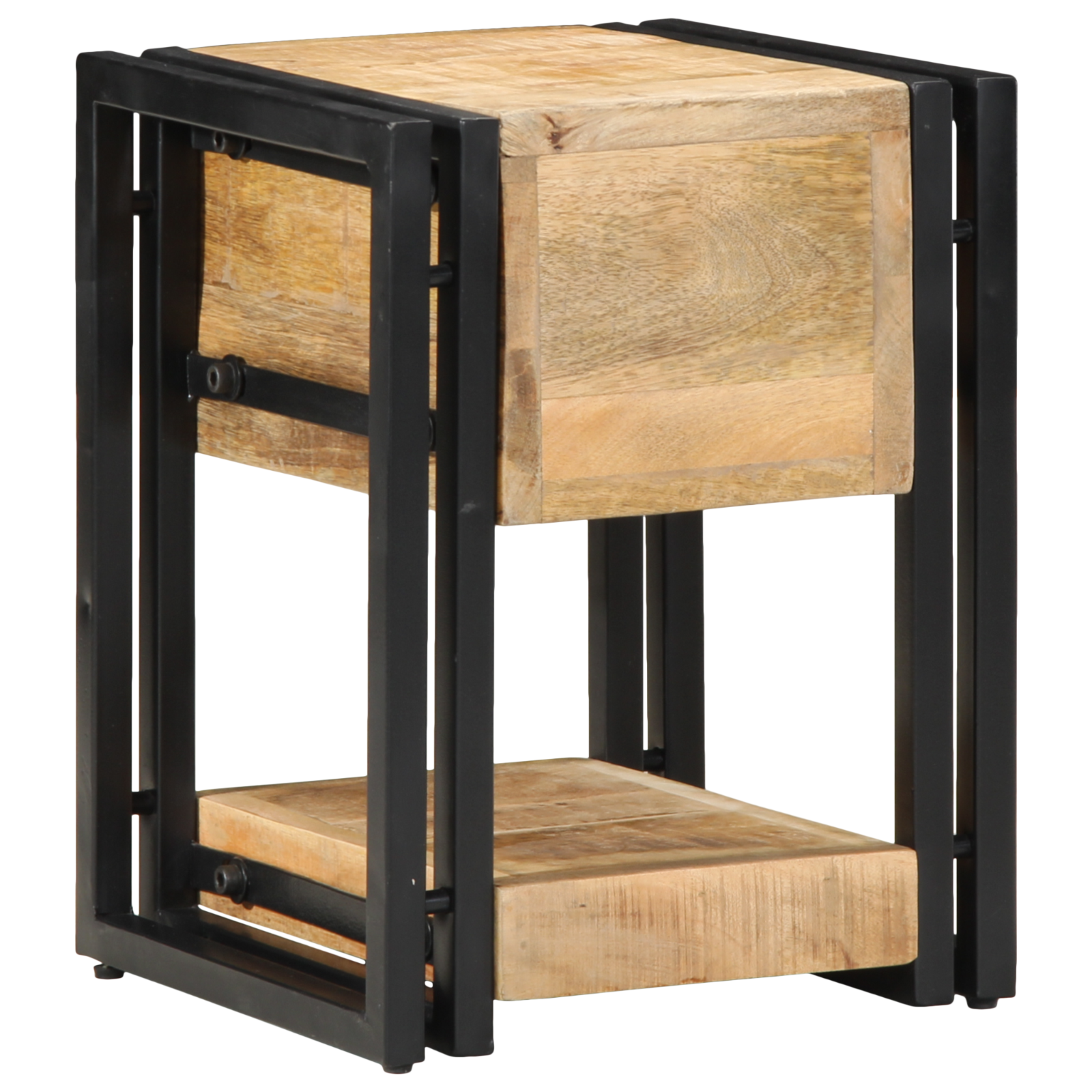 Armadio Da Notte Con Cassetto 2 Pcs Marrone 30 X 30 X 40 cm - Image 6
