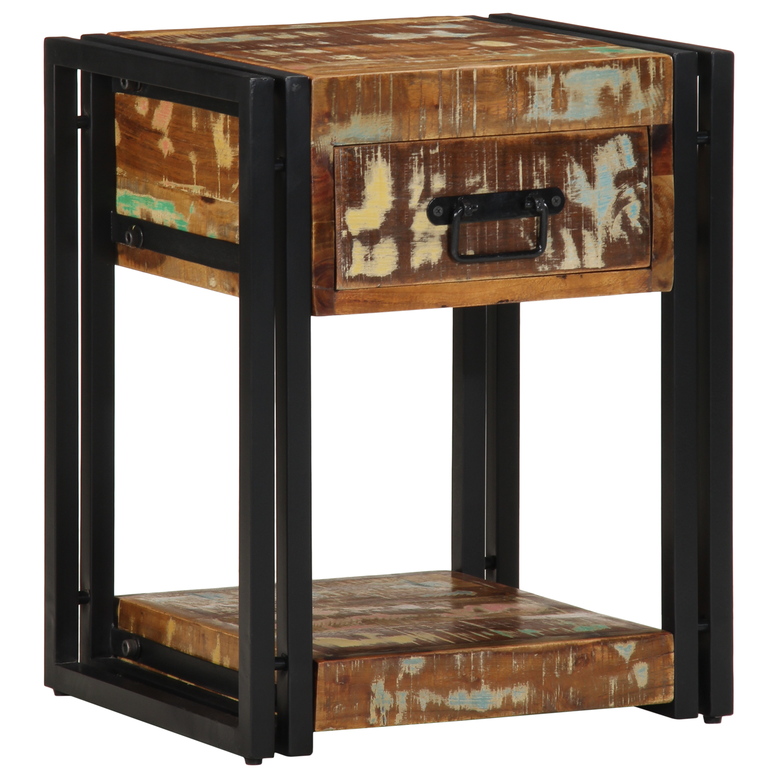 Armadio Da Notte Con Cassetto Multicolore 40 X 35 X 50 cm