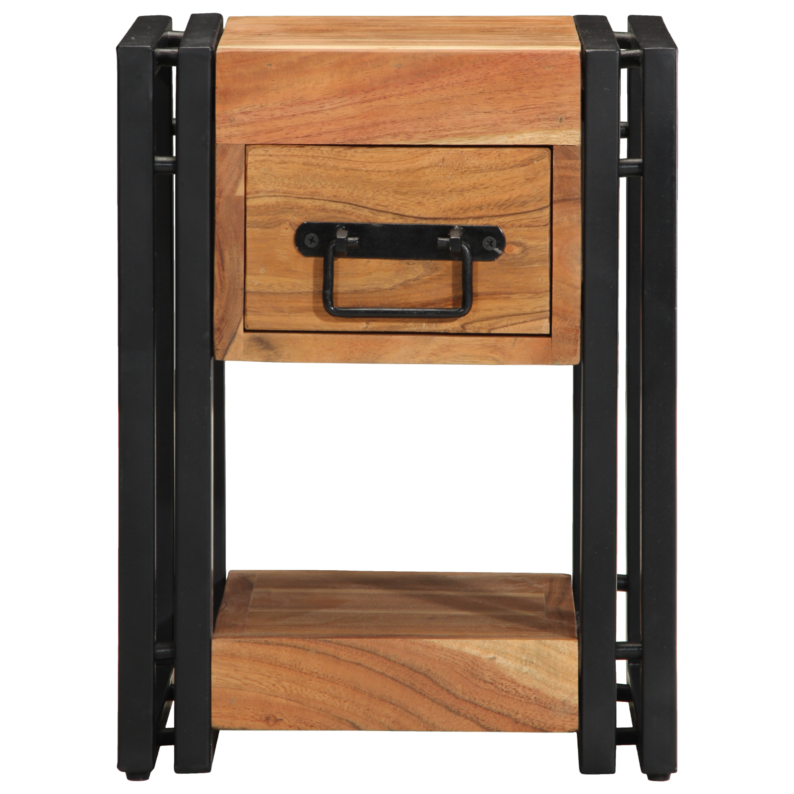 Armadio Da Notte Con Cassetto Marrone 30 X 30 X 40 cm - Image 6