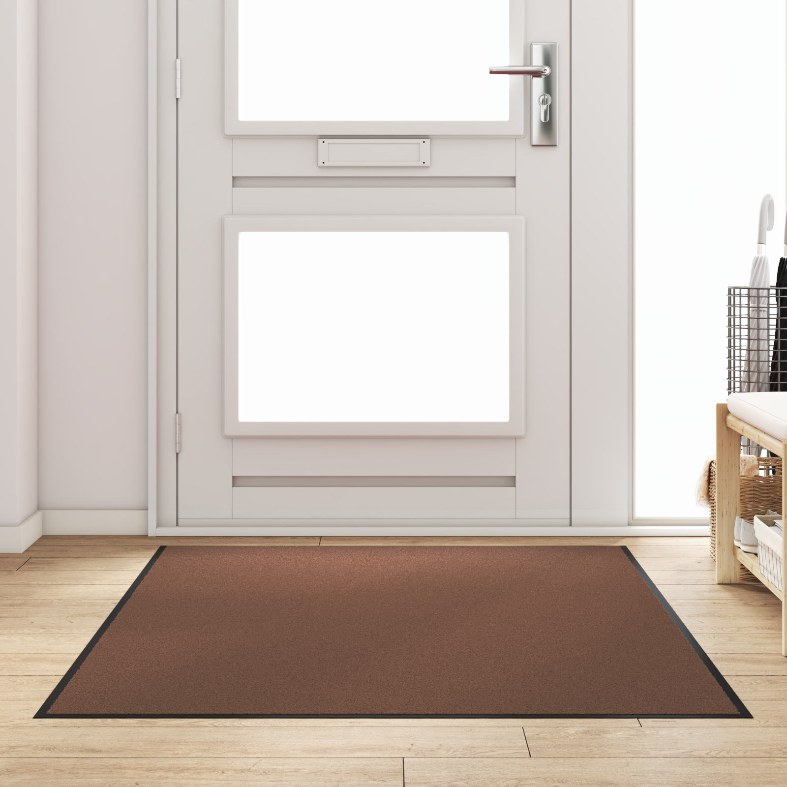 Zerbino Rettangolare Marrone 120x180 cm