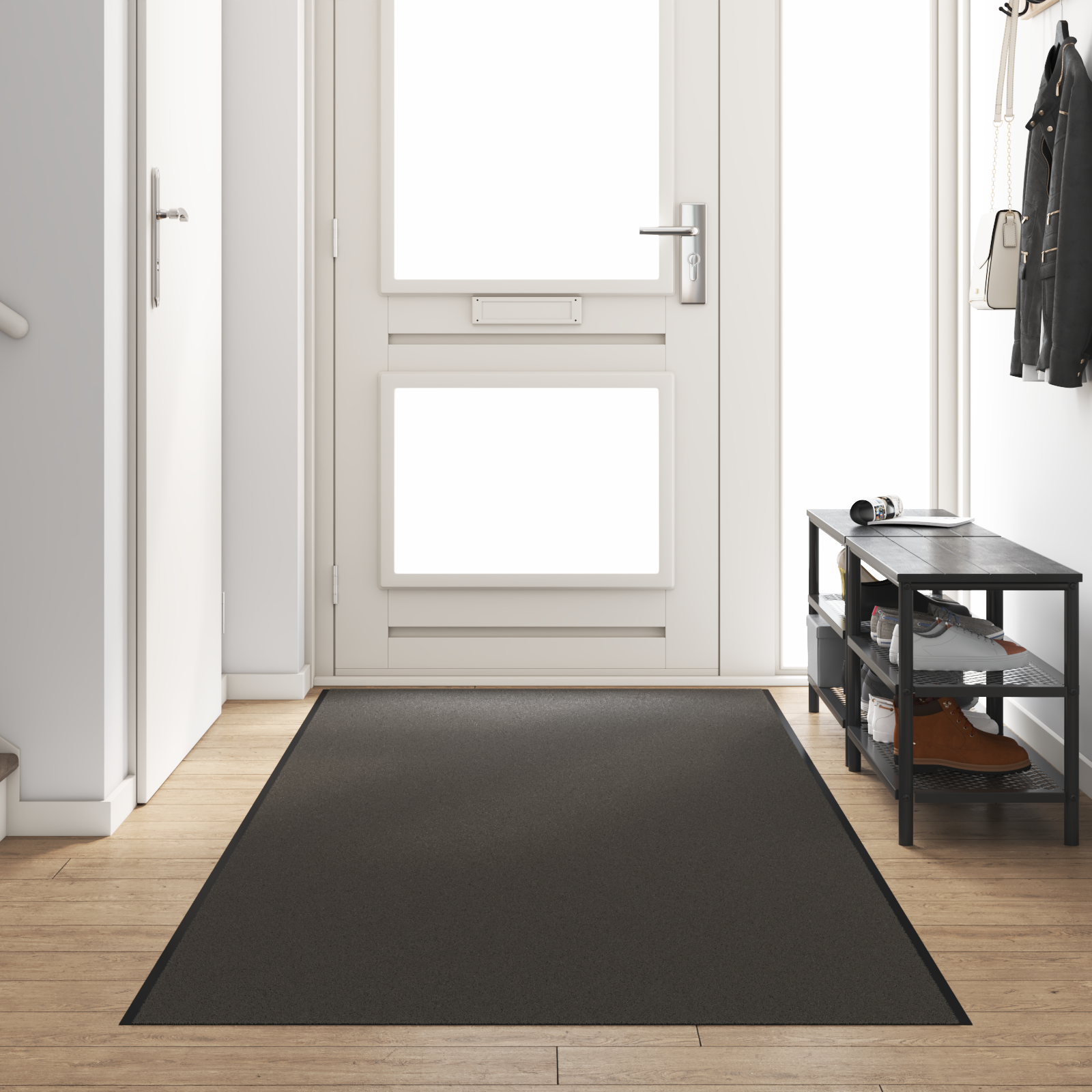 Zerbino Rectangolare Antracite 120x350 cm