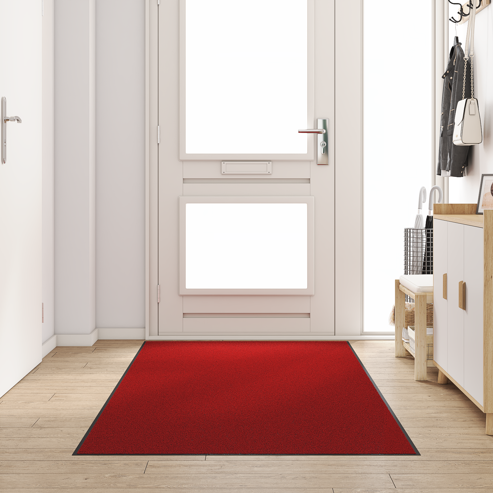 Zerbino Rettangolare Rosso 120x250 cm