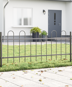 Recinzione Per Giardino Grigio 6.8 X 0.6 M