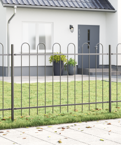 Recinzione Per Giardino Grigio 3.4 X 1.2 M