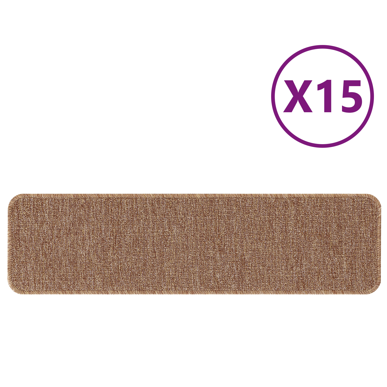 Tappetini Antiscivolo Per Scale 15 Pcs Giallo 75 X 20 Cm pp - Image 3