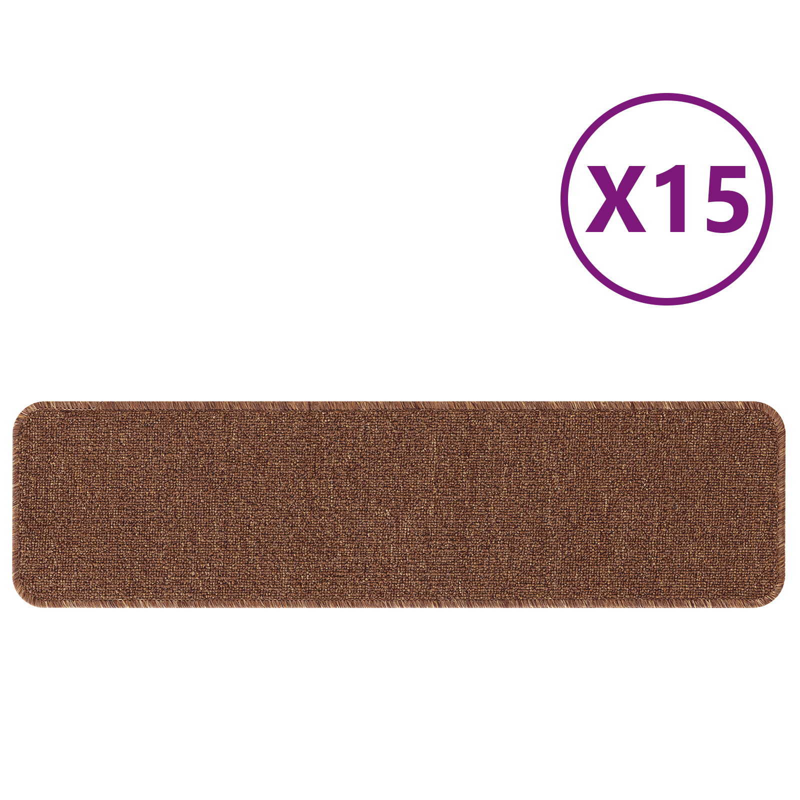 Tappetini Antiscivolo Per Scale 15 Pcs Giallo 75 X 20 Cm pp - Image 3