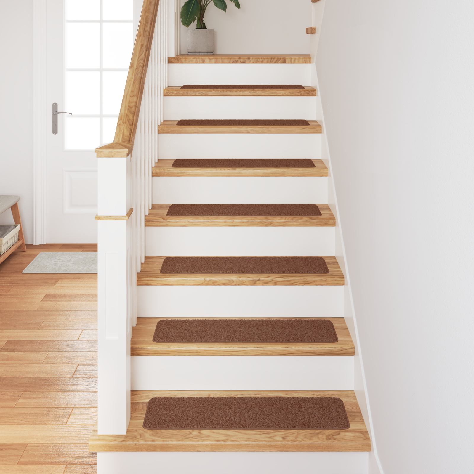 Tappetini Antiscivolo Per Scale 15 Pcs Giallo 75 X 20 Cm pp - Image 4