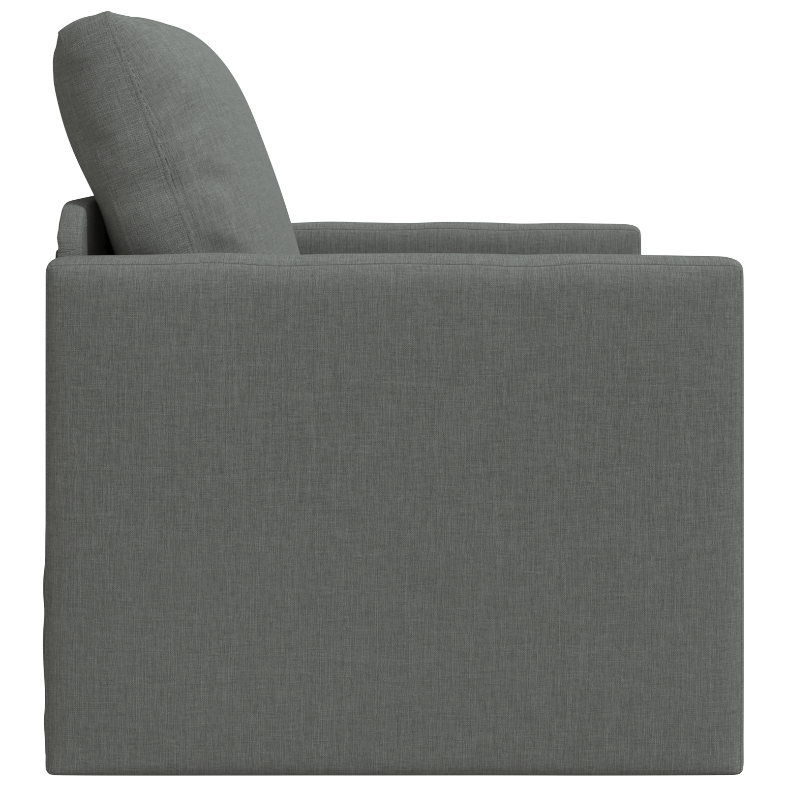 Divano Letto Grigio Scuro 74 X 77 X 81 Cm Velluto - Image 6