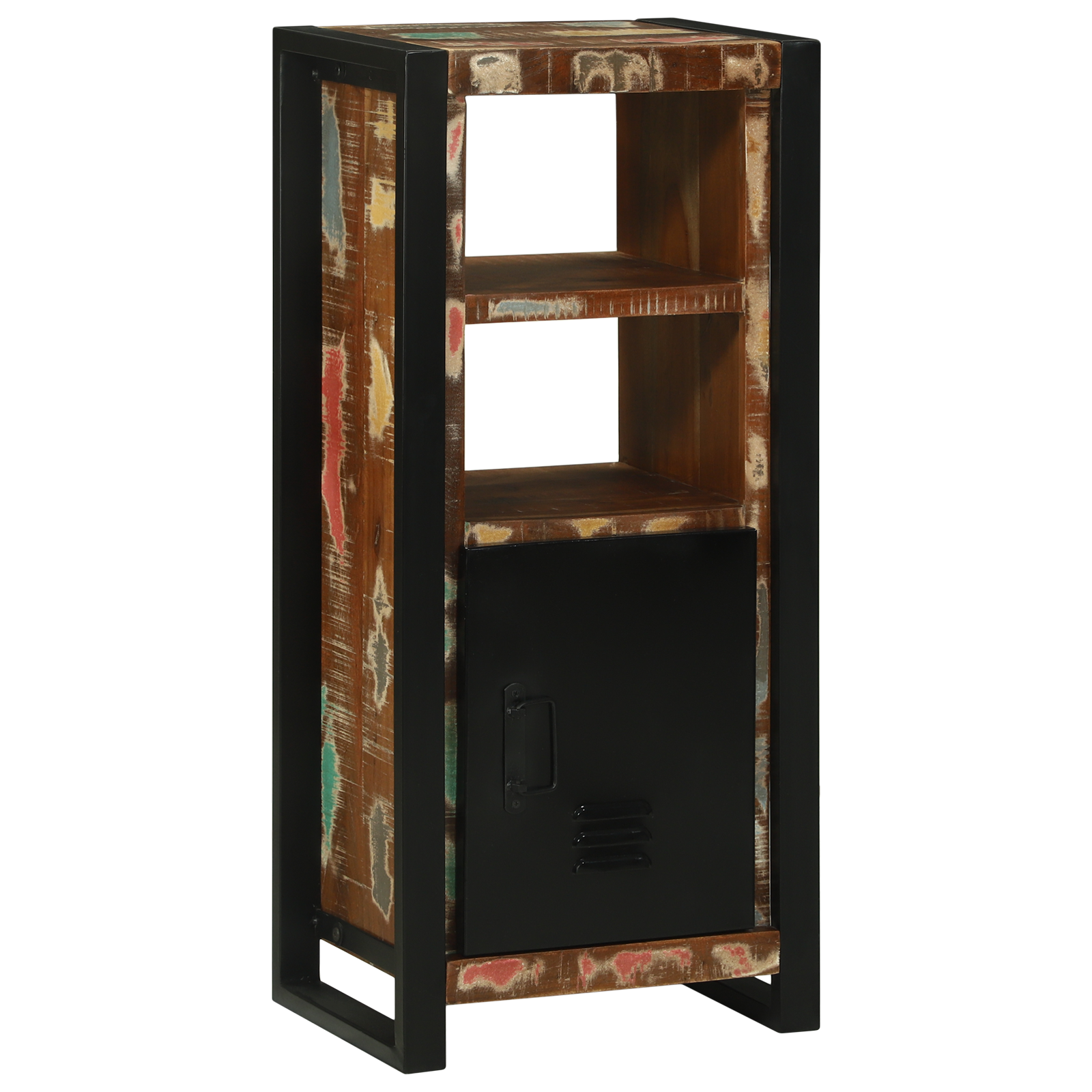 Armadio A Muro Per Bagno 40x30x90 Cm In Legno Massello Recuperato
