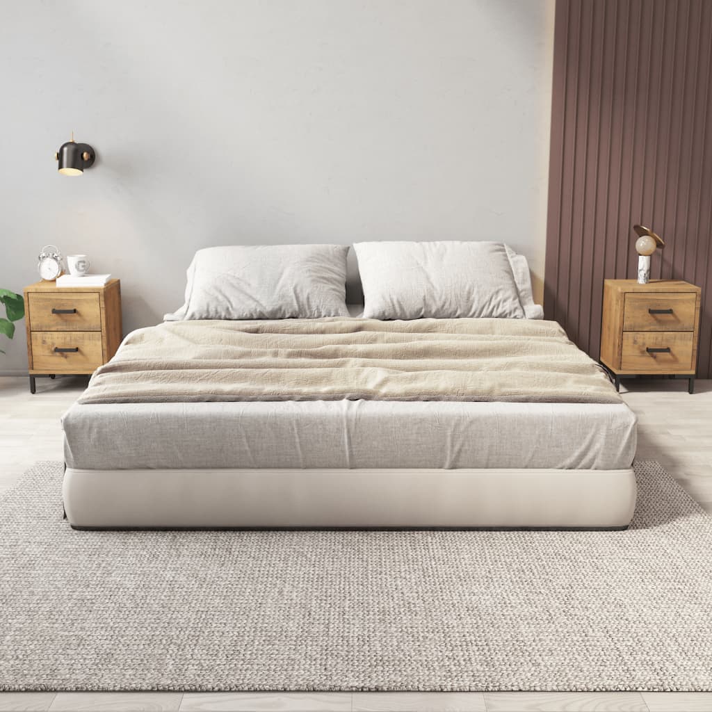 Comodini 2 Pz 36x30x45 Cm In Legno Massello Di Pino