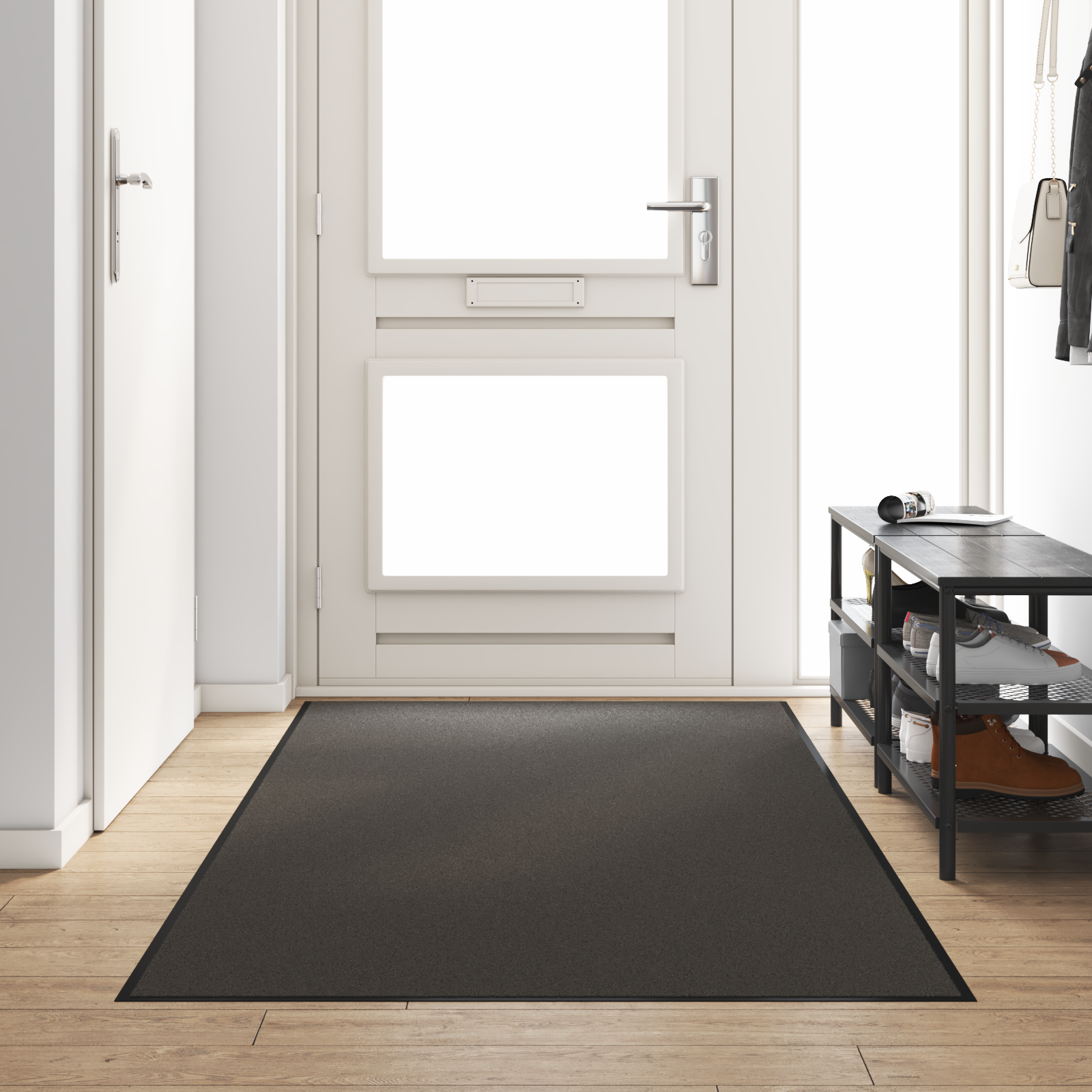 Zerbino Rettangolare Antracite 120x250 cm