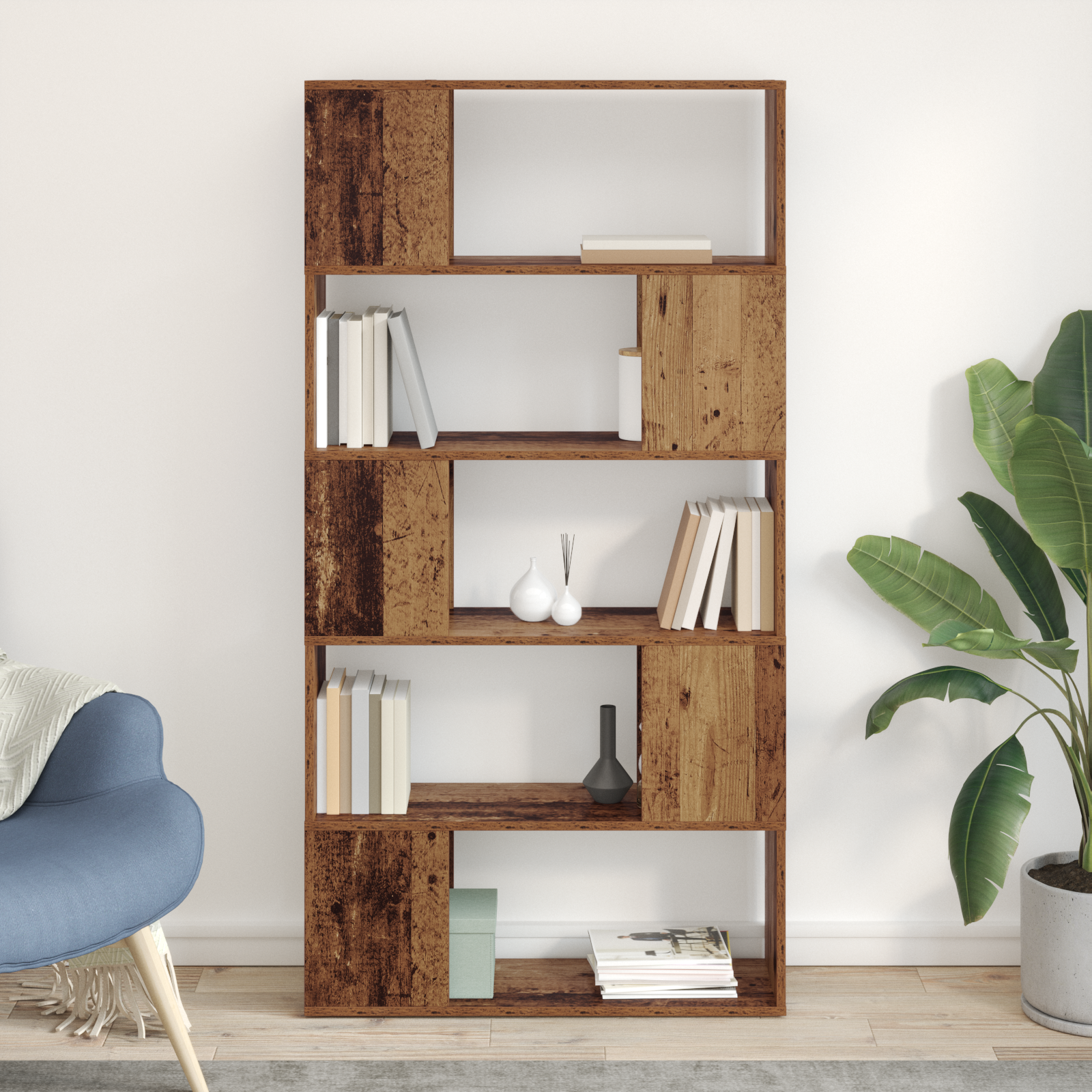 vidaXL Unidad de Almacenamiento Madera Vieja Madera maciza