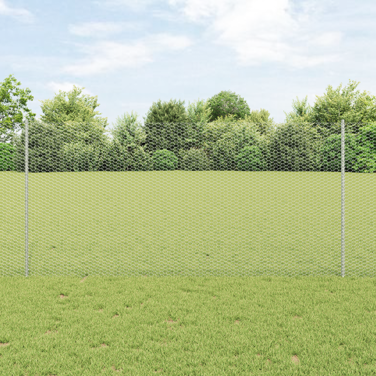 vidaXL Zaunpfosten 22 Stück U-Kanal 120 cm verzinkter Stahl