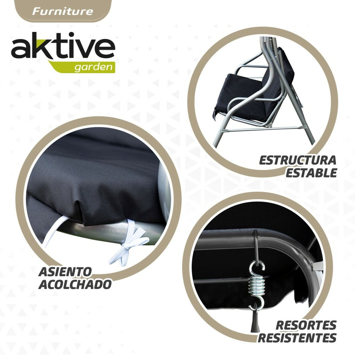 Altalena basculante Aktive 180 x 161 x 107 cm - Image 6