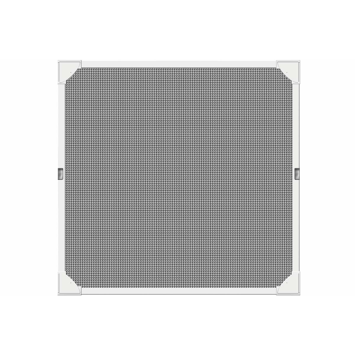 Zanzariera Schellenberg Magnetico Con cornice Fibra di Vetro Bianco (100 x 120 cm)