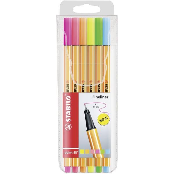 Pennarelli Stabilo 88/6-1 Multicolore (6 Unità)
