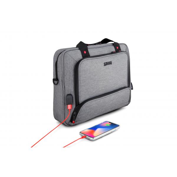 Valigetta per Portatile Urban Factory MTE15UF Grigio 15.6" - Image 4