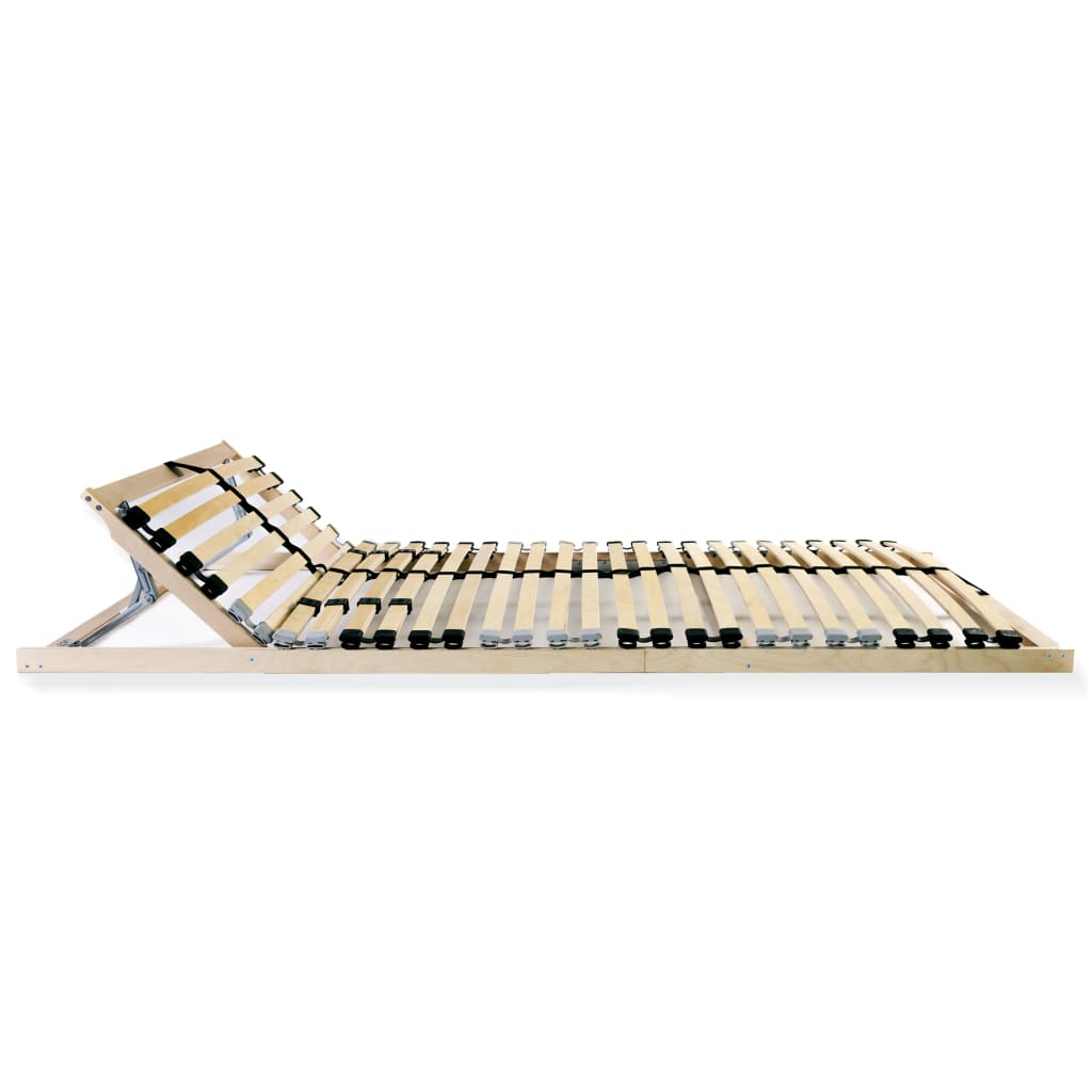 Reti A Doghe 2 Pz 7 Zone Con 28 Doghe In Legno 70x200 cm